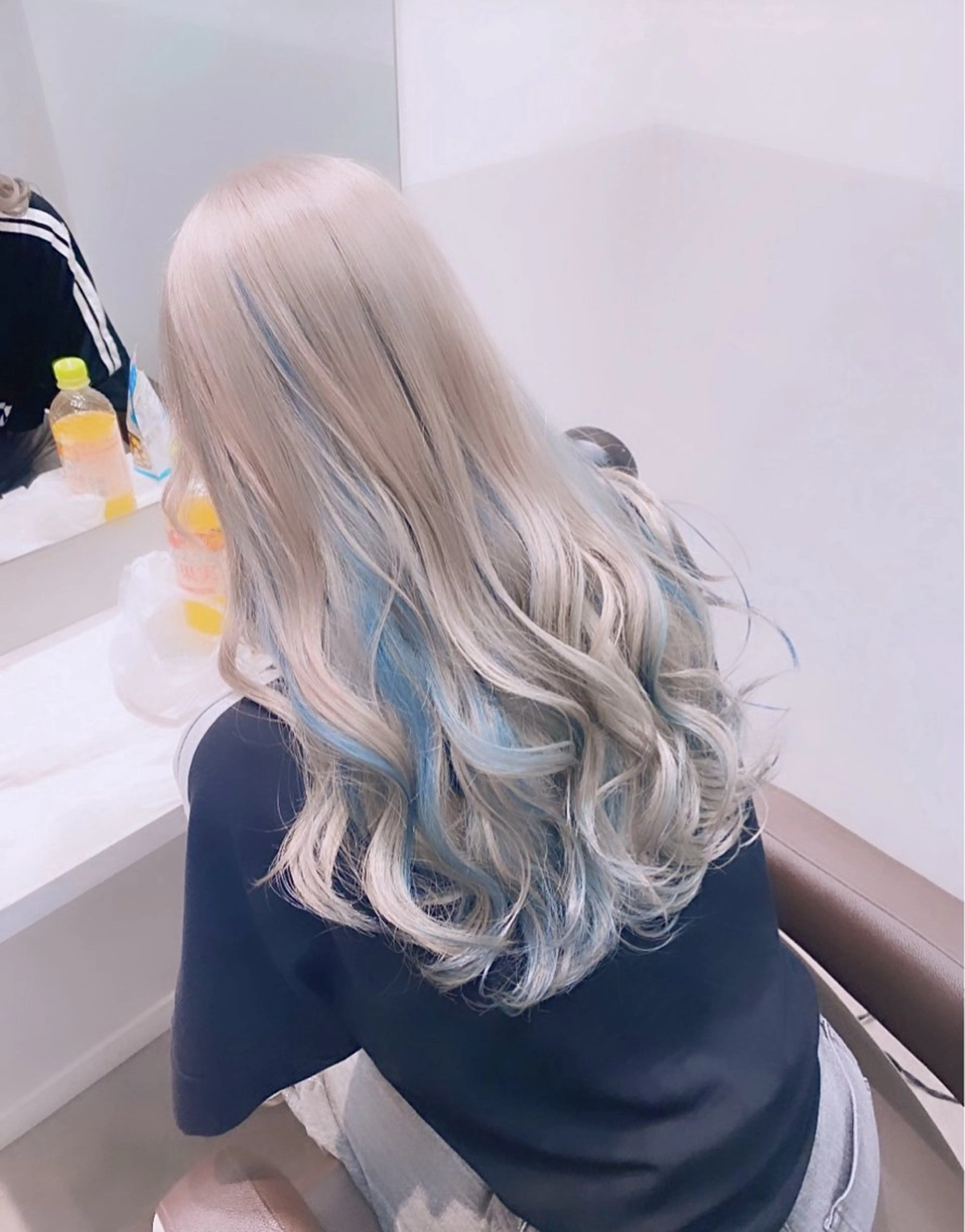 ロング カラー ヘアアレンジ メンズ ヘアカラー トリートメント SALOWIN所属・ハイトーン美容師 MASATOのヘアスタイル