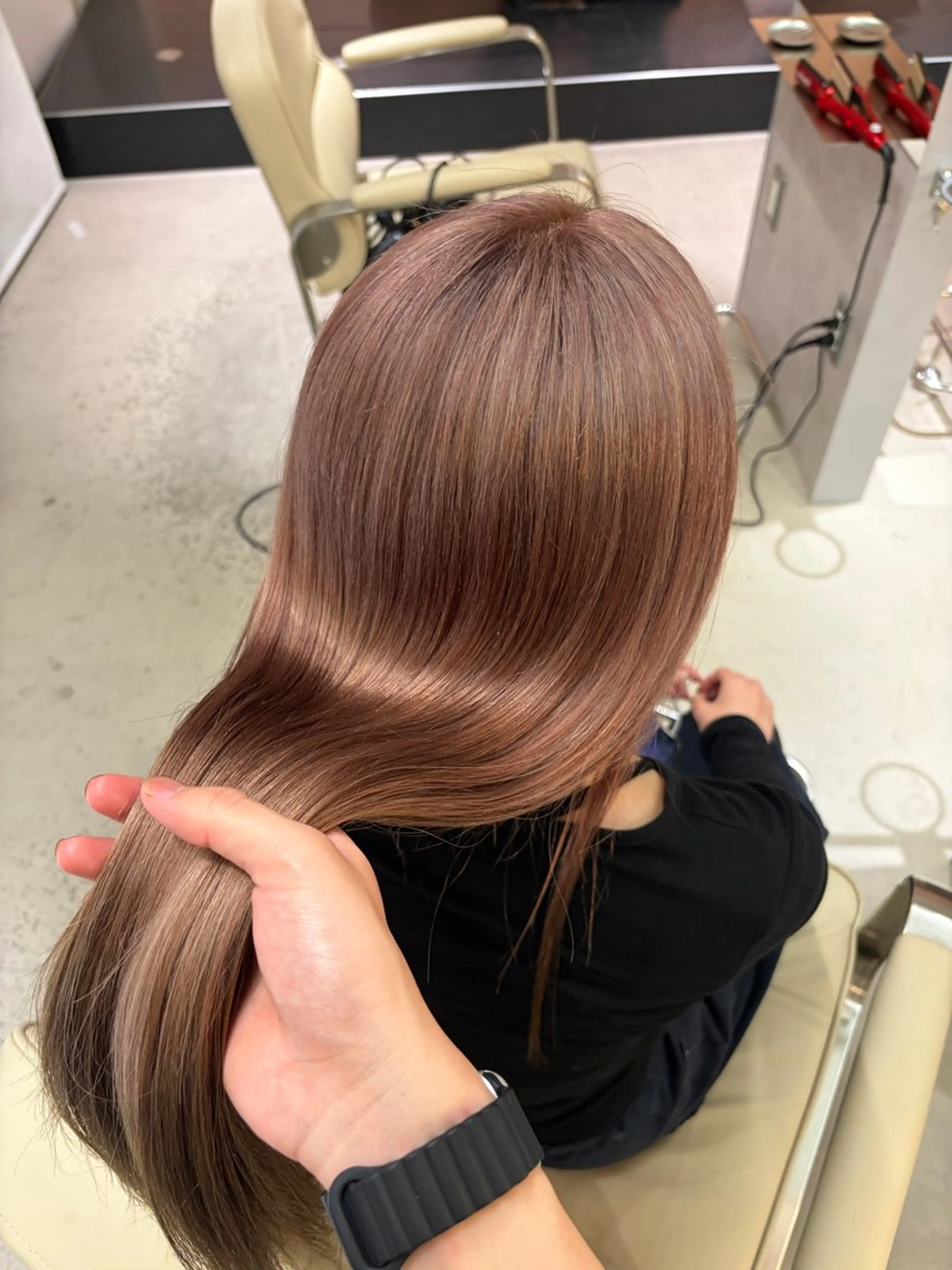 カラー ヘアカラー ミルクティー/渋谷 shunta🌟🌟のヘアスタイル