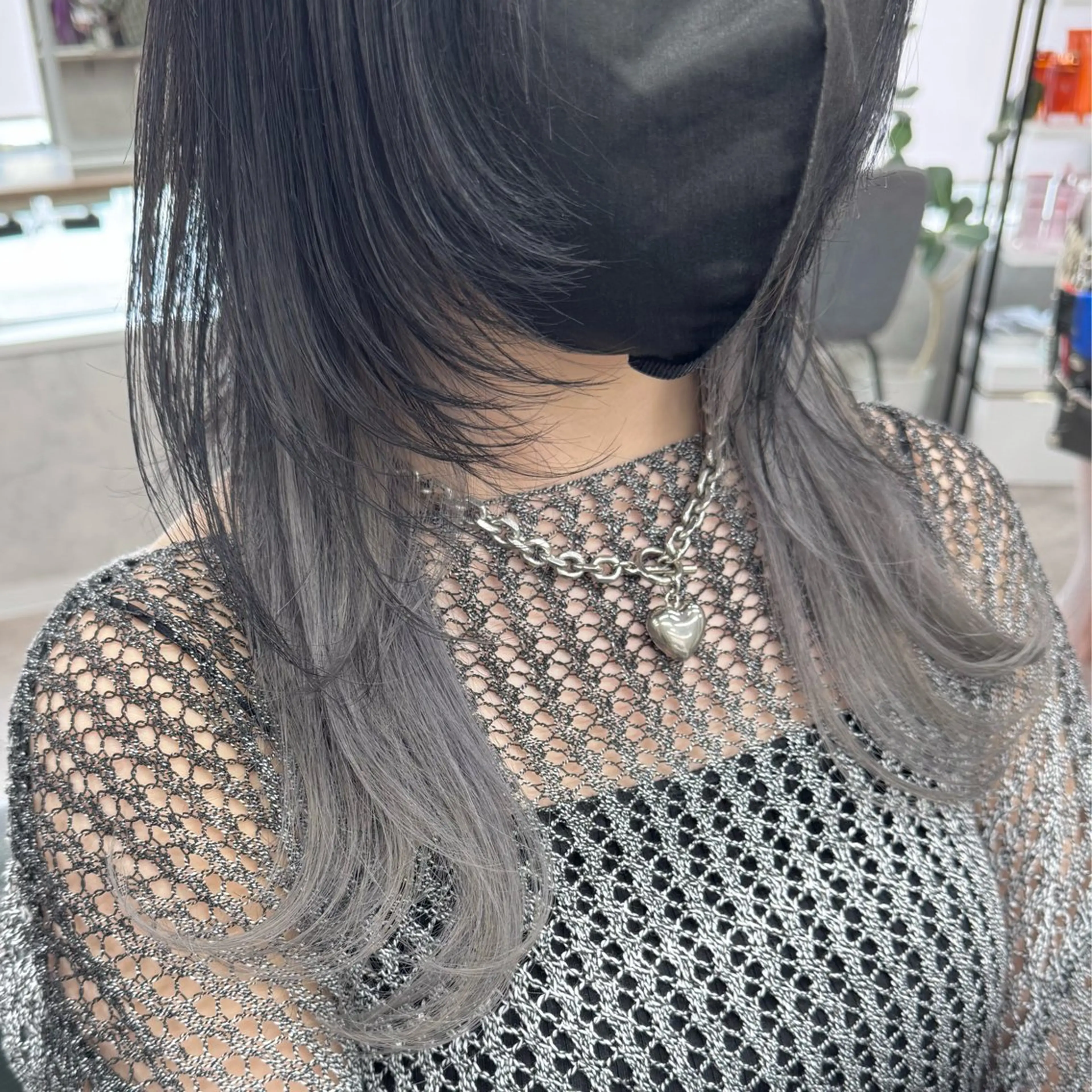 セミロング カラー ヘアカラー JUNSHIN🦋 ヘアセット／カラーのヘアスタイル