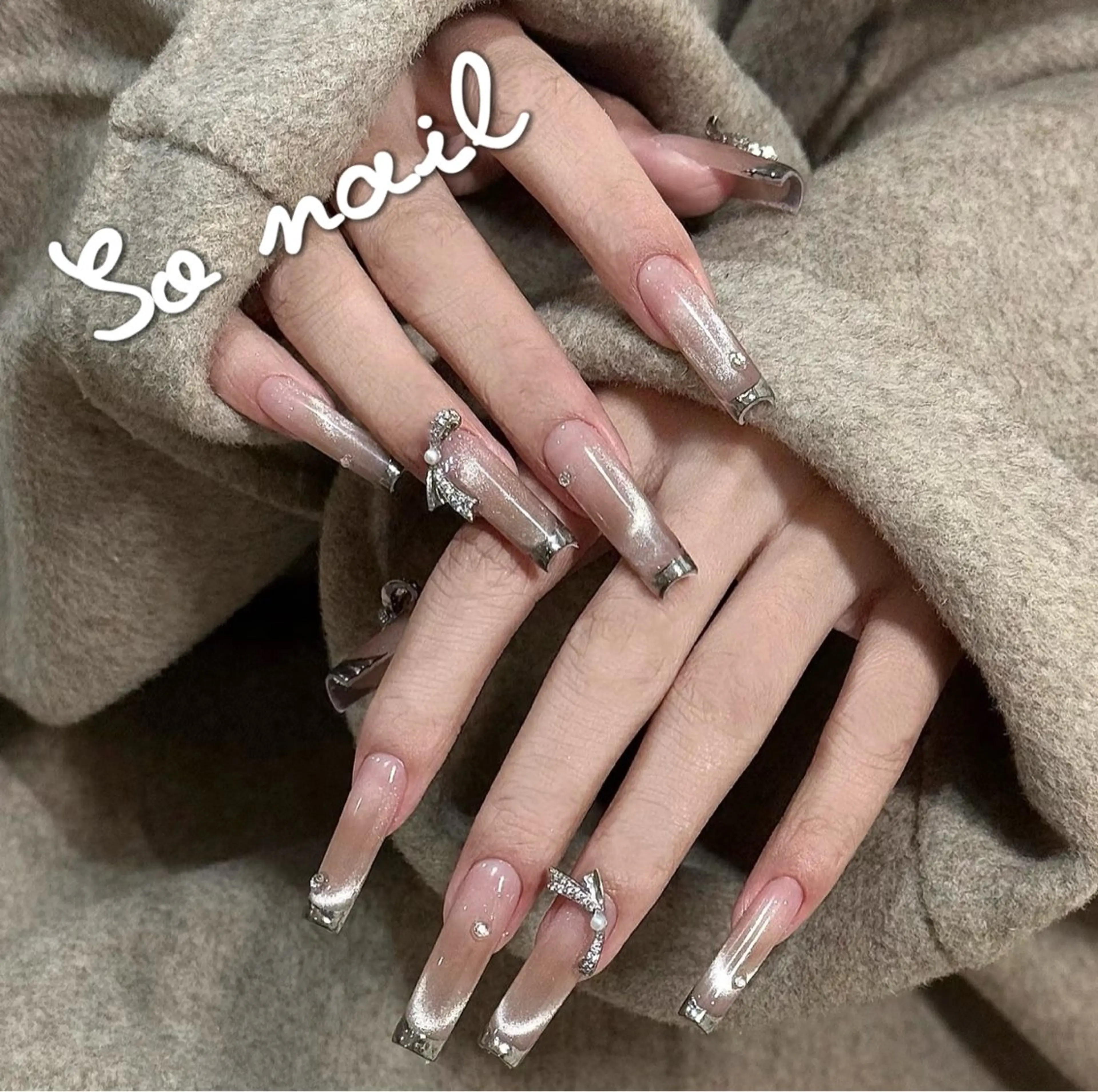 シンプルデザイン➕スカルプの写真