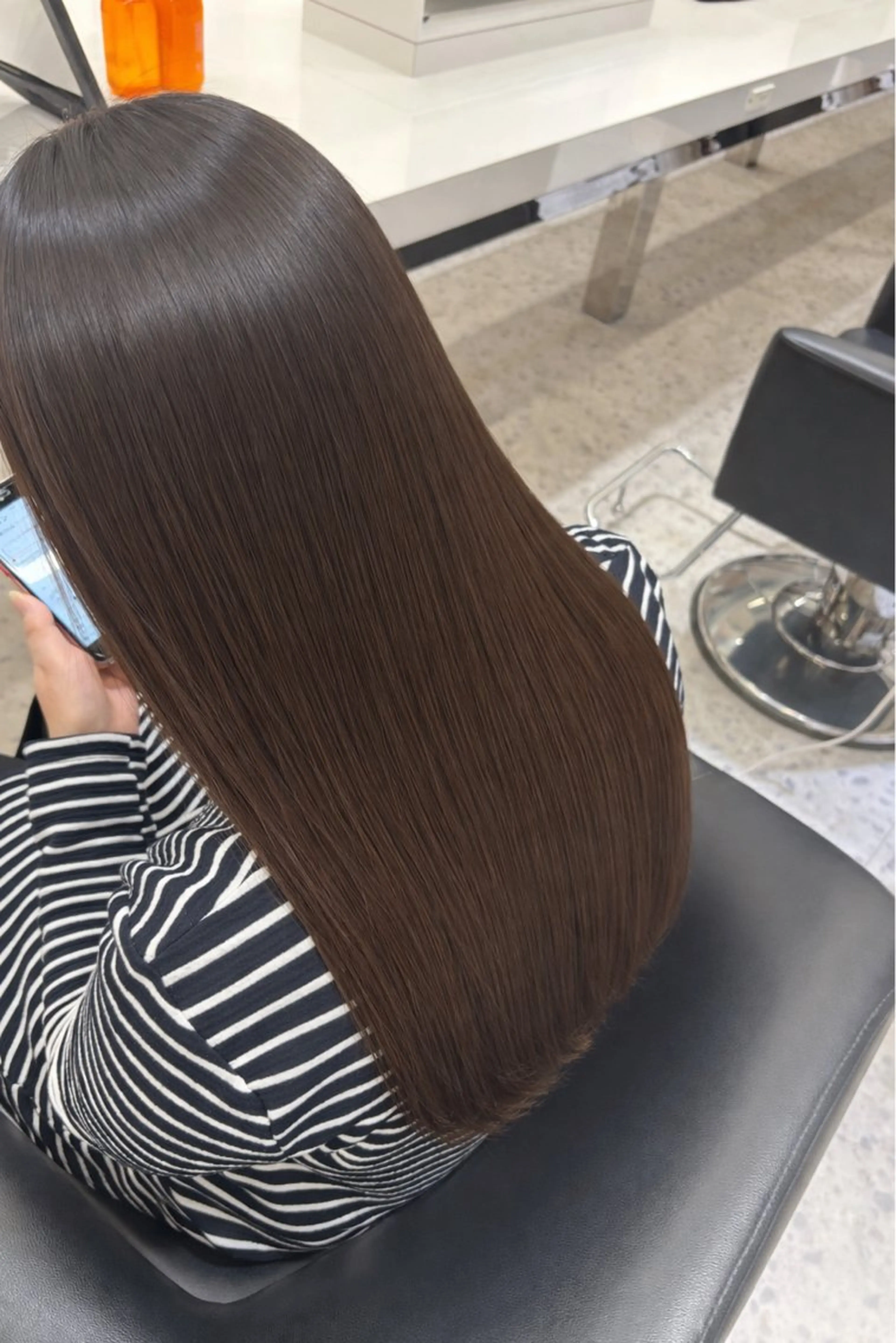 ロング 縮毛矯正 🐈⬛ マドカのヘアスタイル