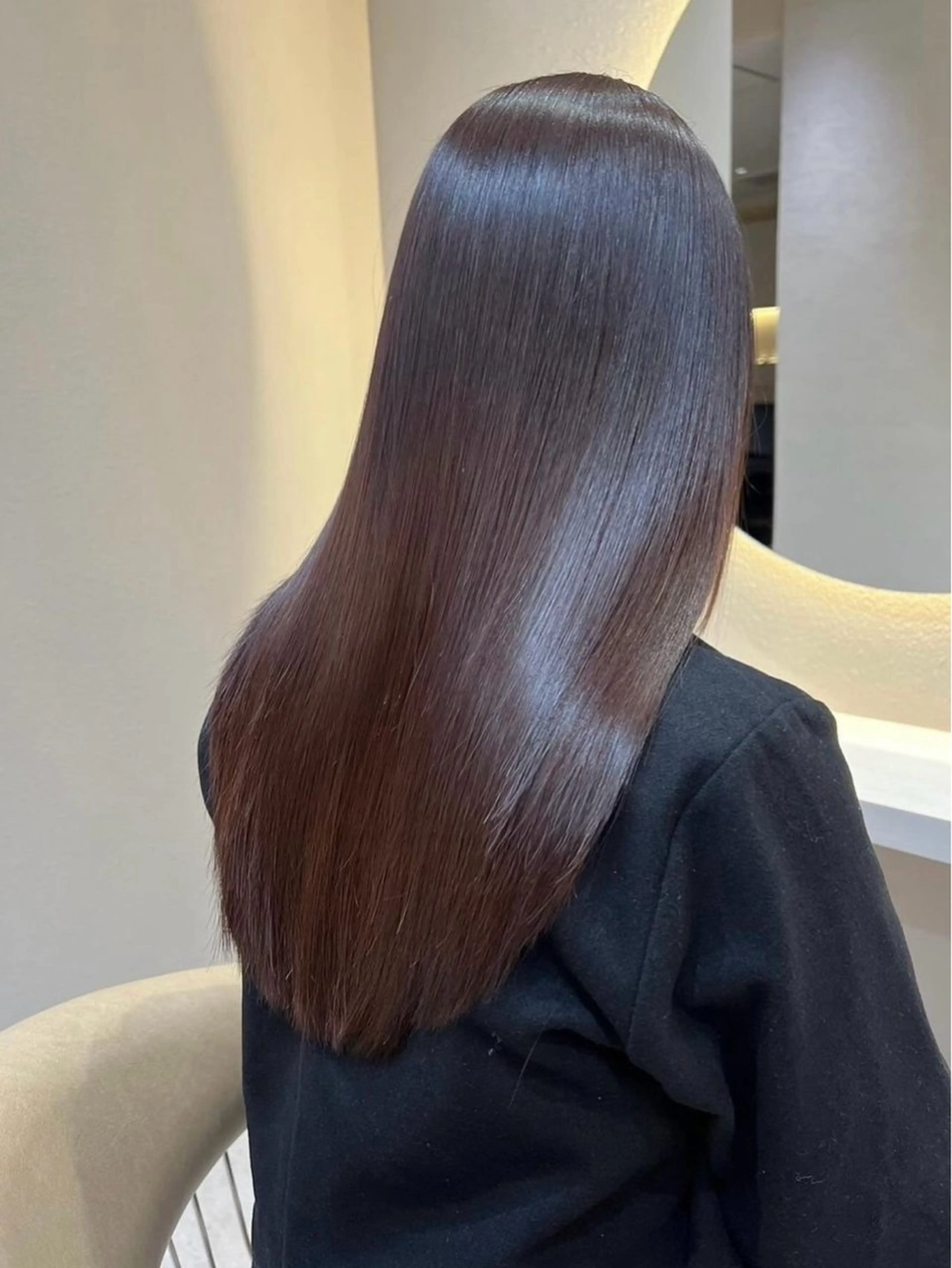 似合わカット+前髪縮毛矯正+クイック髪質改善トリートメントの写真