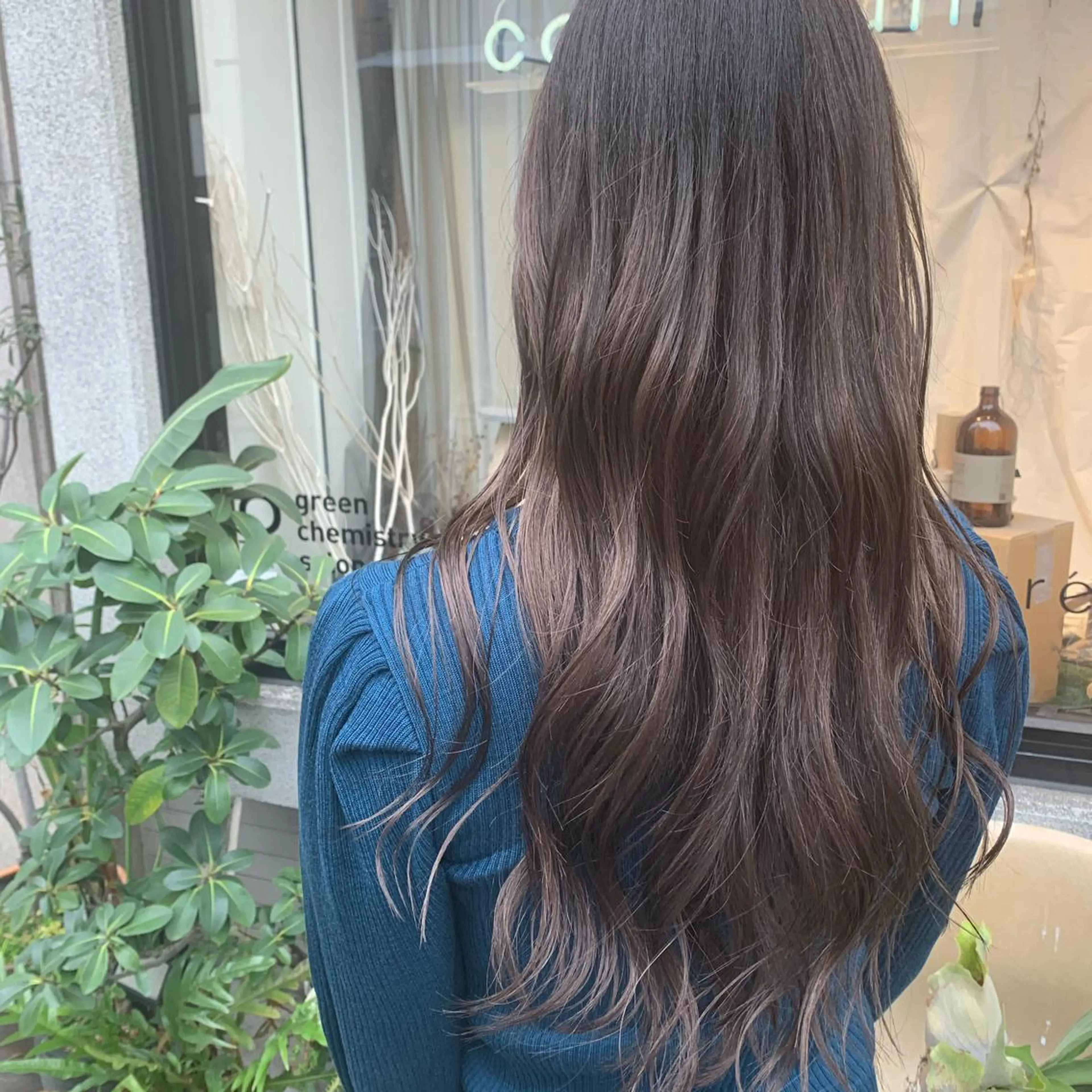 ロング ヘアカラー トリートメント 艶髪color💎髪 質改善ストレート大吉のヘアスタイル