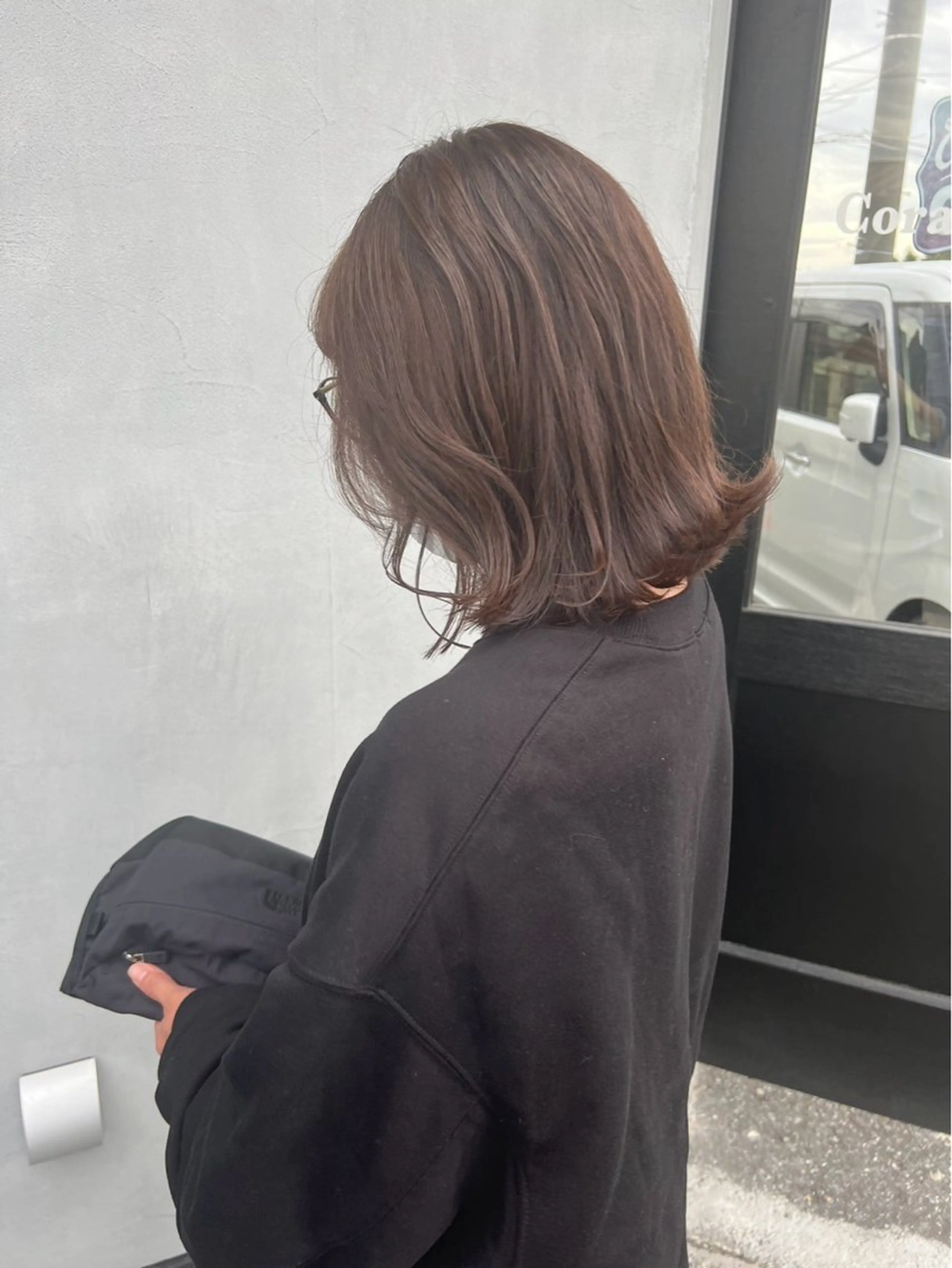 ブリーチなし艶カラー+Tr（ロング料金有）の写真