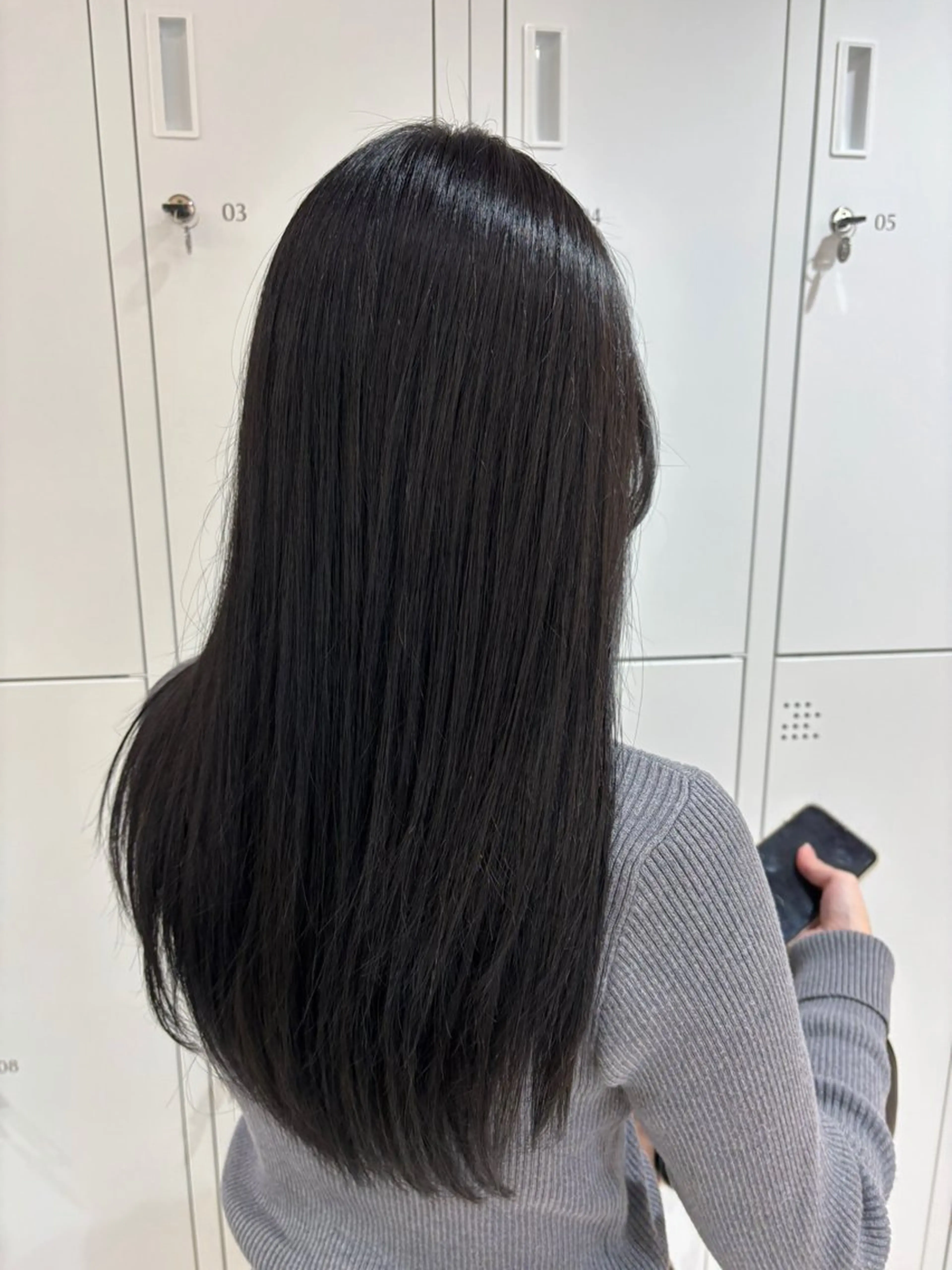 ロング 縮毛矯正 カット ヘアカラー ウルフカット🐺髪質 改善💇‍♀️ナナのヘアスタイル