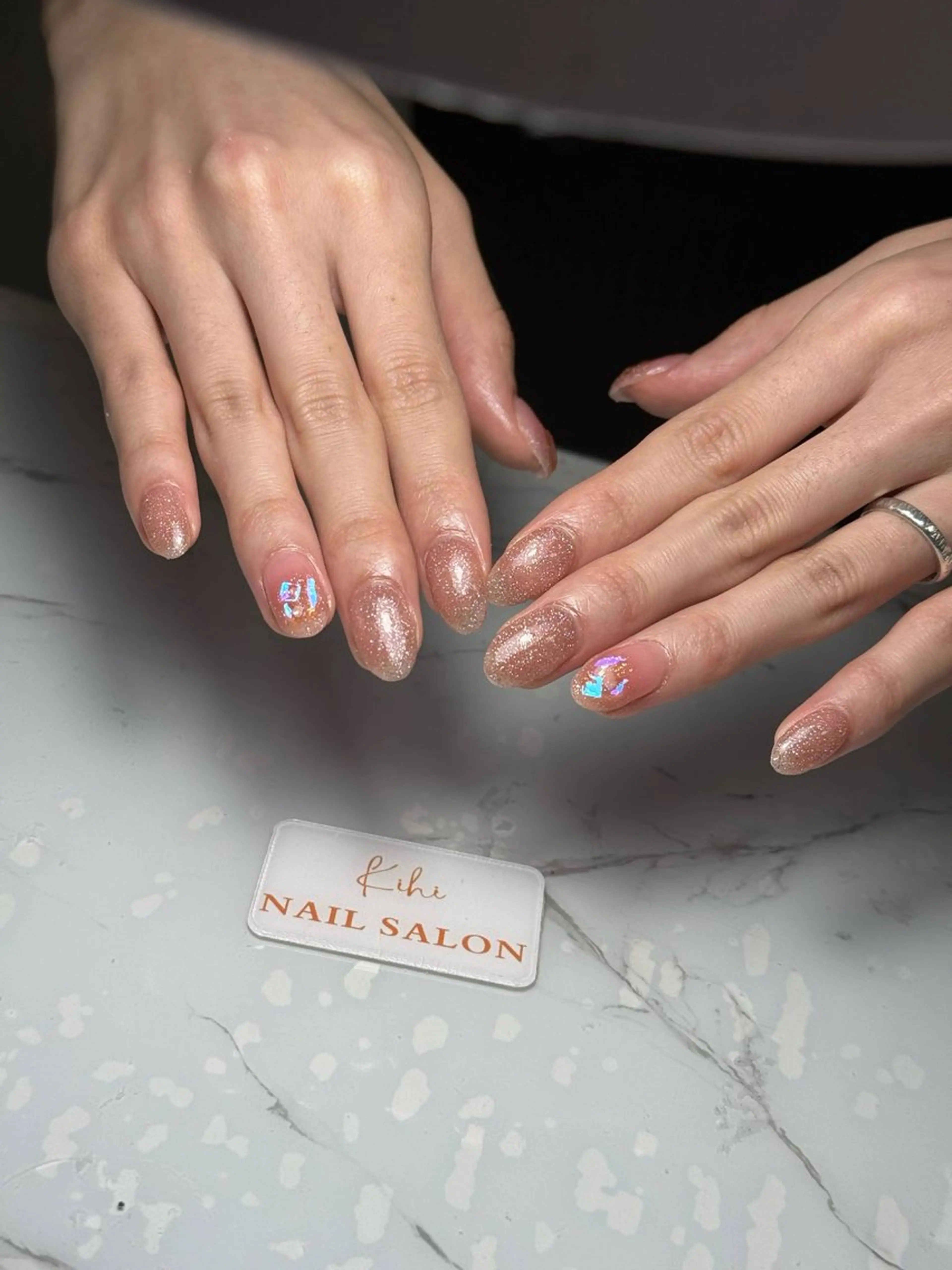 ネイル アートネイル フレンチネイル ジェルネイル グラデーション 韓国ネイル ハンドネイル 💕鈴木ユリ パラジェル/オフ無料のネイルデザイン