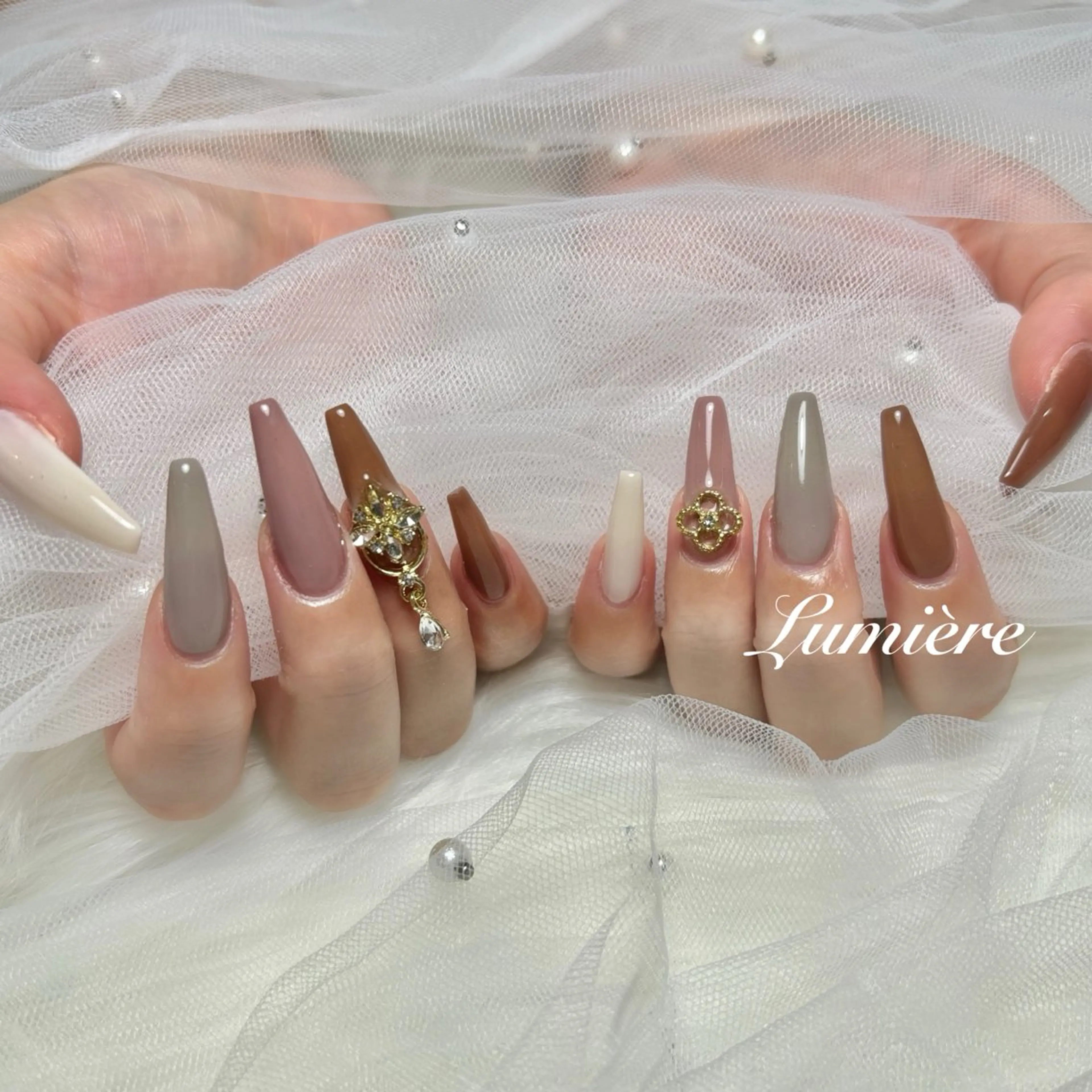 ネイル ロングネイル Nail salon Lumièreのネイルデザイン