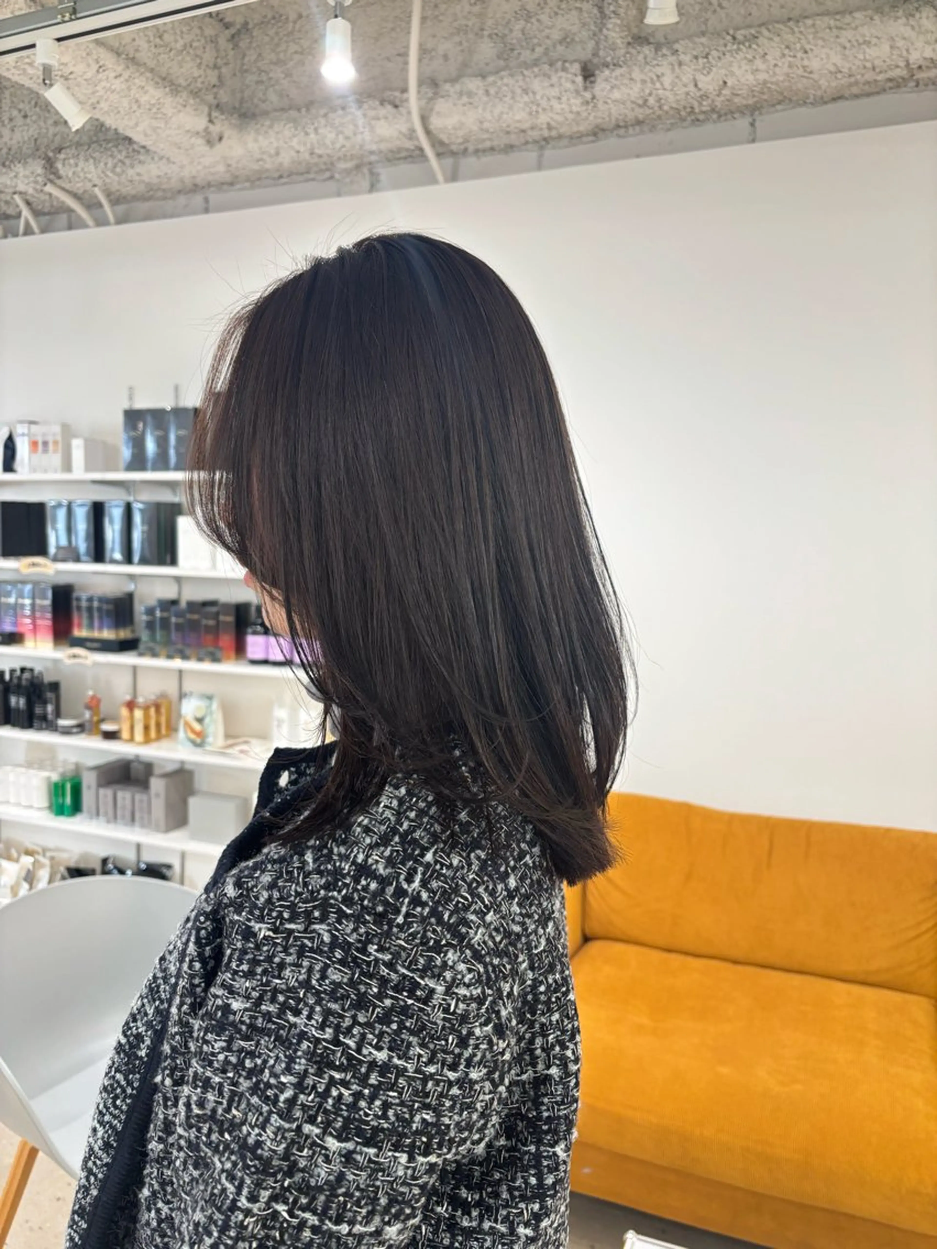 ミディアム カラー カット ヘアカラー トリートメント 似合わせ美髪ヘア✨ 天王寺.阿倍野🌈のヘアスタイル