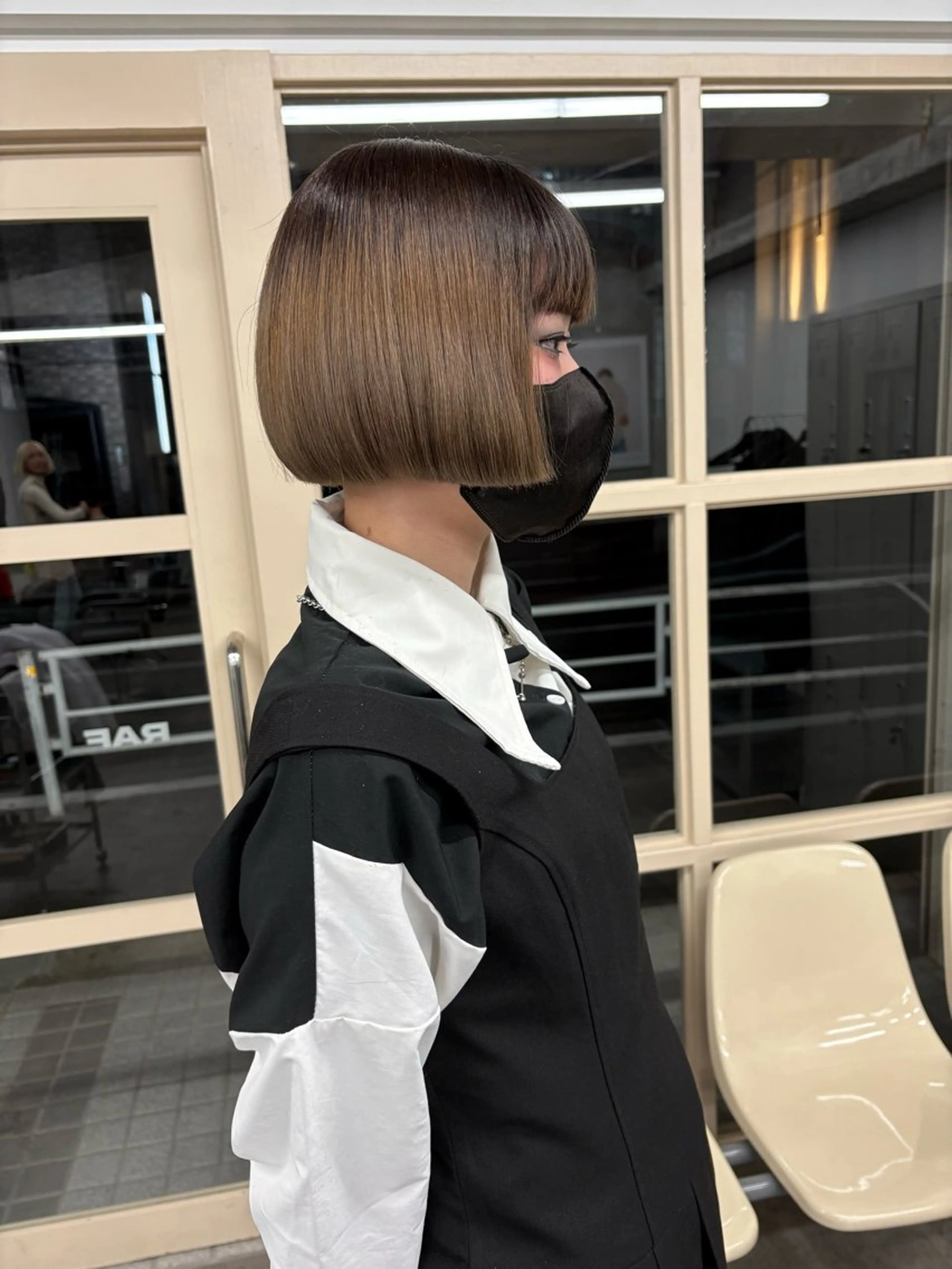 ショート ボブ 小顔カット RAF所属・井口 怜奈/ボブのヘアスタイル