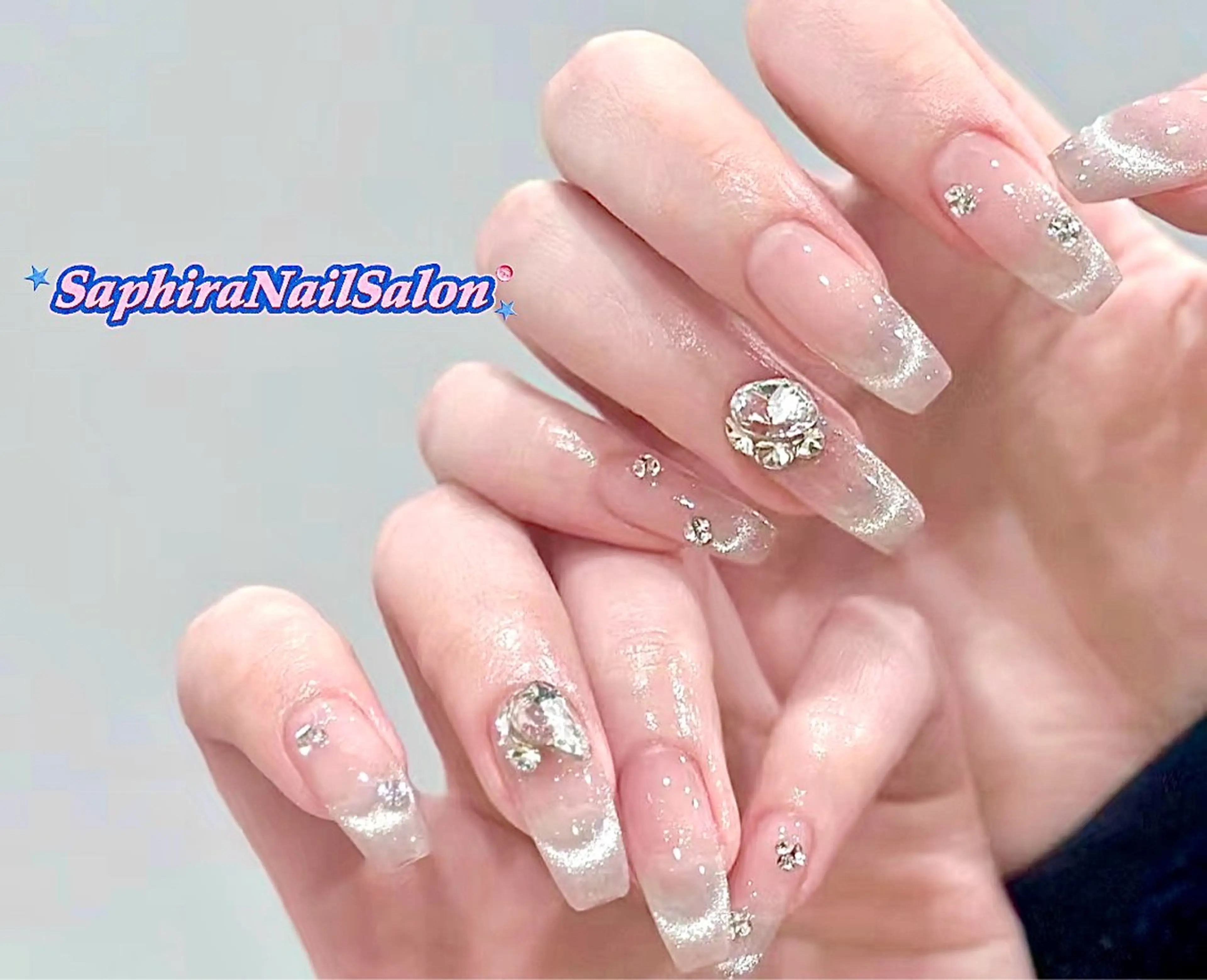 カラー ハンドネイル Saphiraネイル サロン錦糸町のネイルデザイン