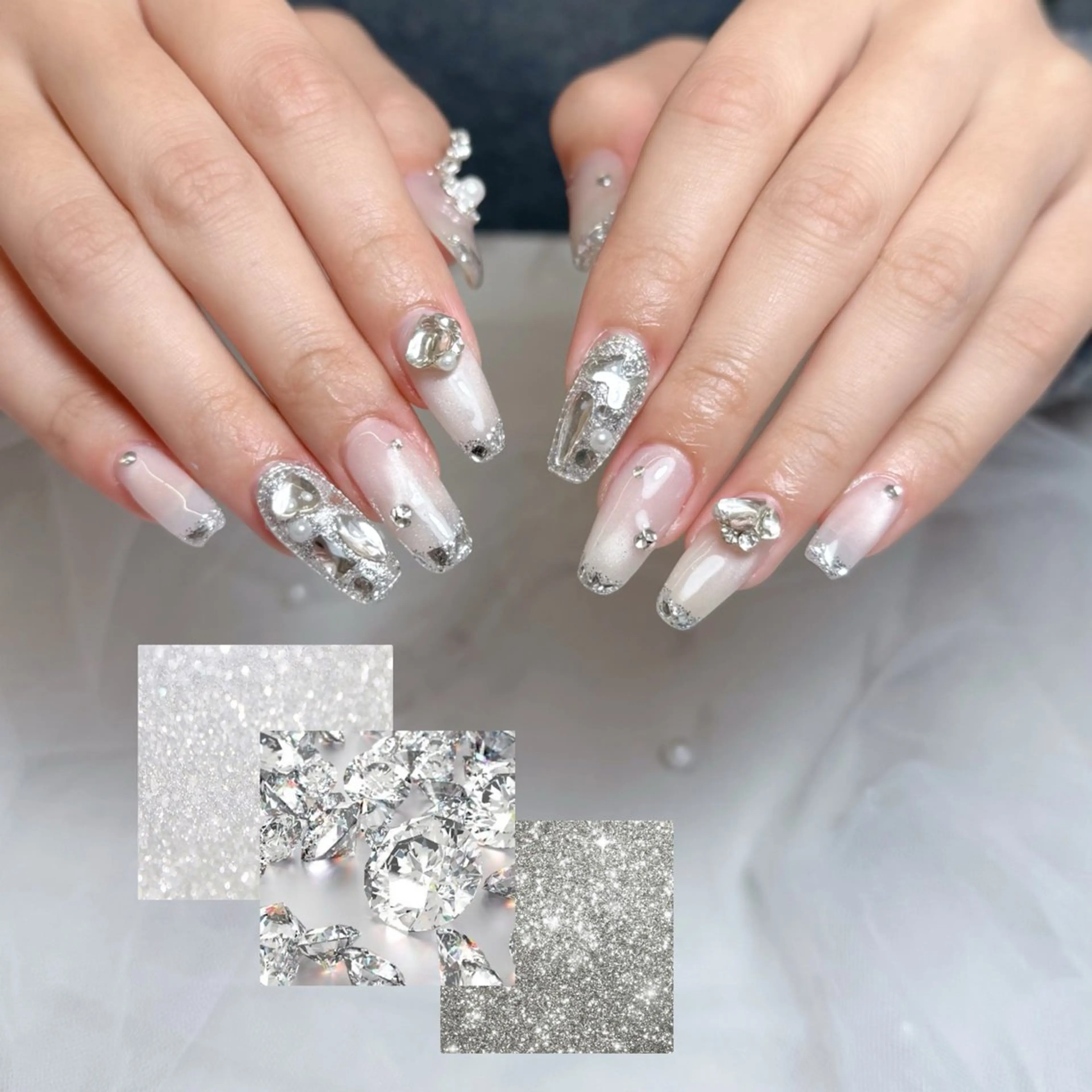 ネイル ハンドネイル mau🩵nail 堺筋本町|心斎橋のネイルデザイン