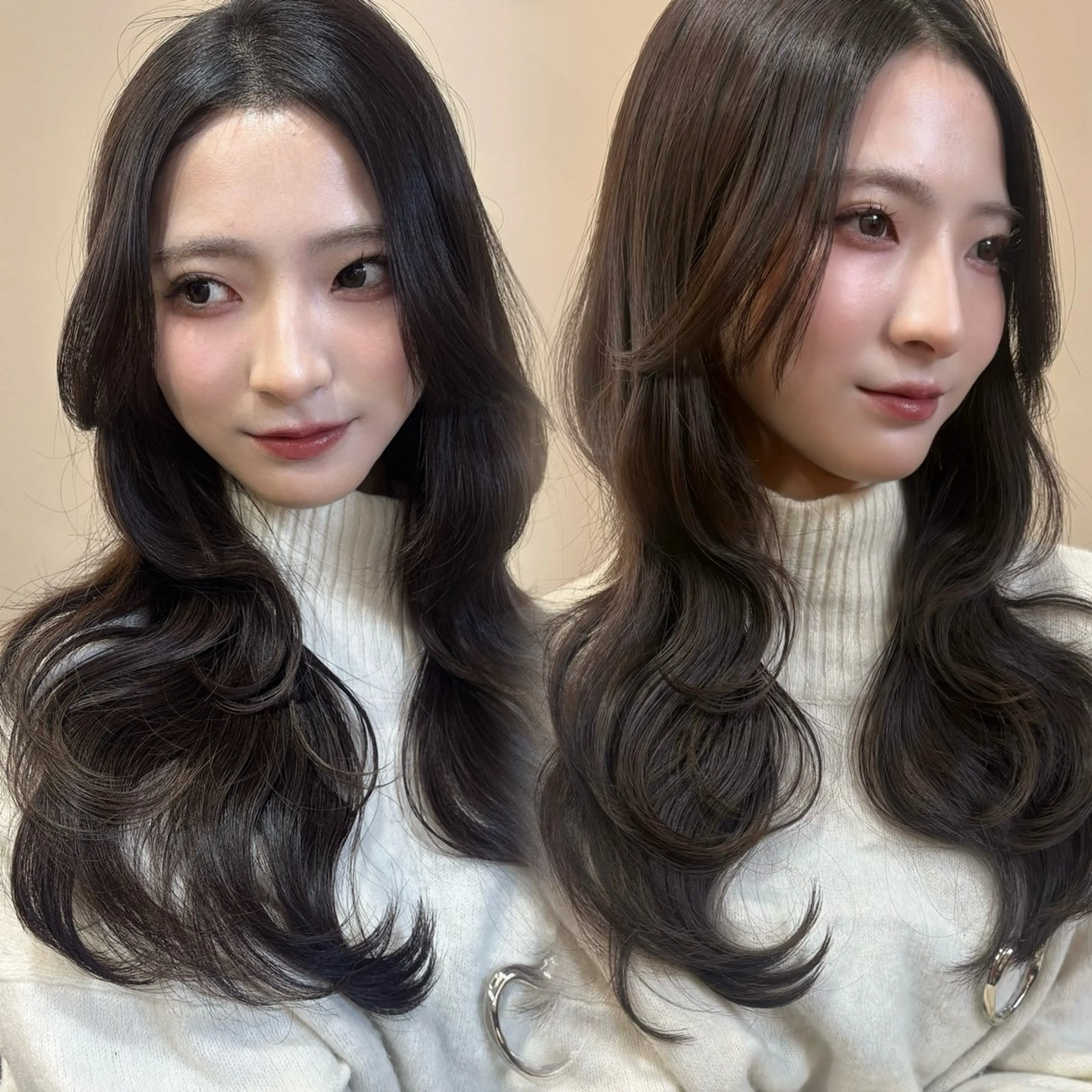 セミロング 田中 柚莉愛のヘアスタイル