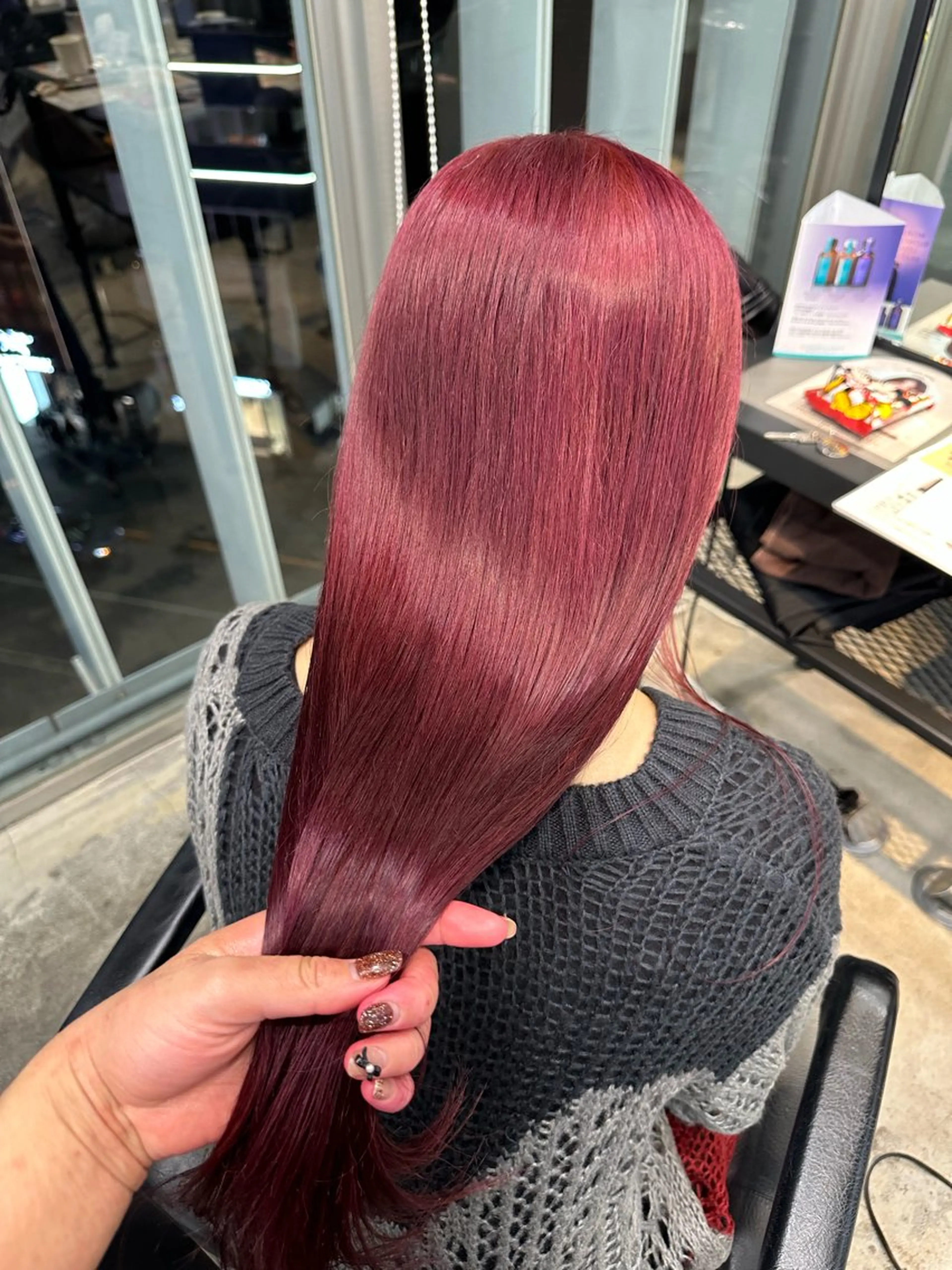 ロング カラー パーマ ヘアアレンジ メンズ ヘアカラー トリートメント 暖色💖ツヤ髪💖 masae🌼のヘアスタイル