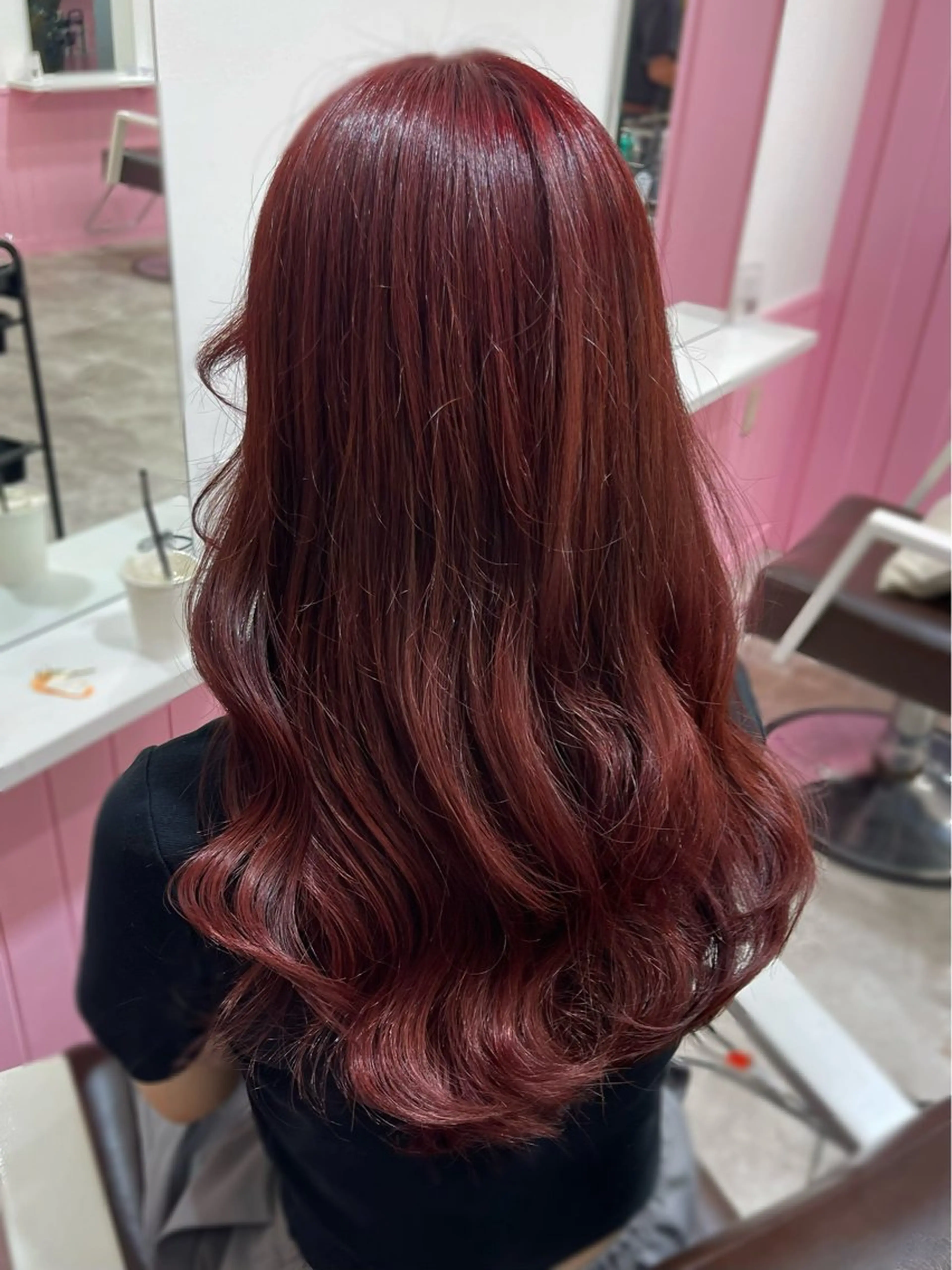 ロング カラー 🎀ミルクティー/暖 色×レイヤー/マリアのヘアスタイル