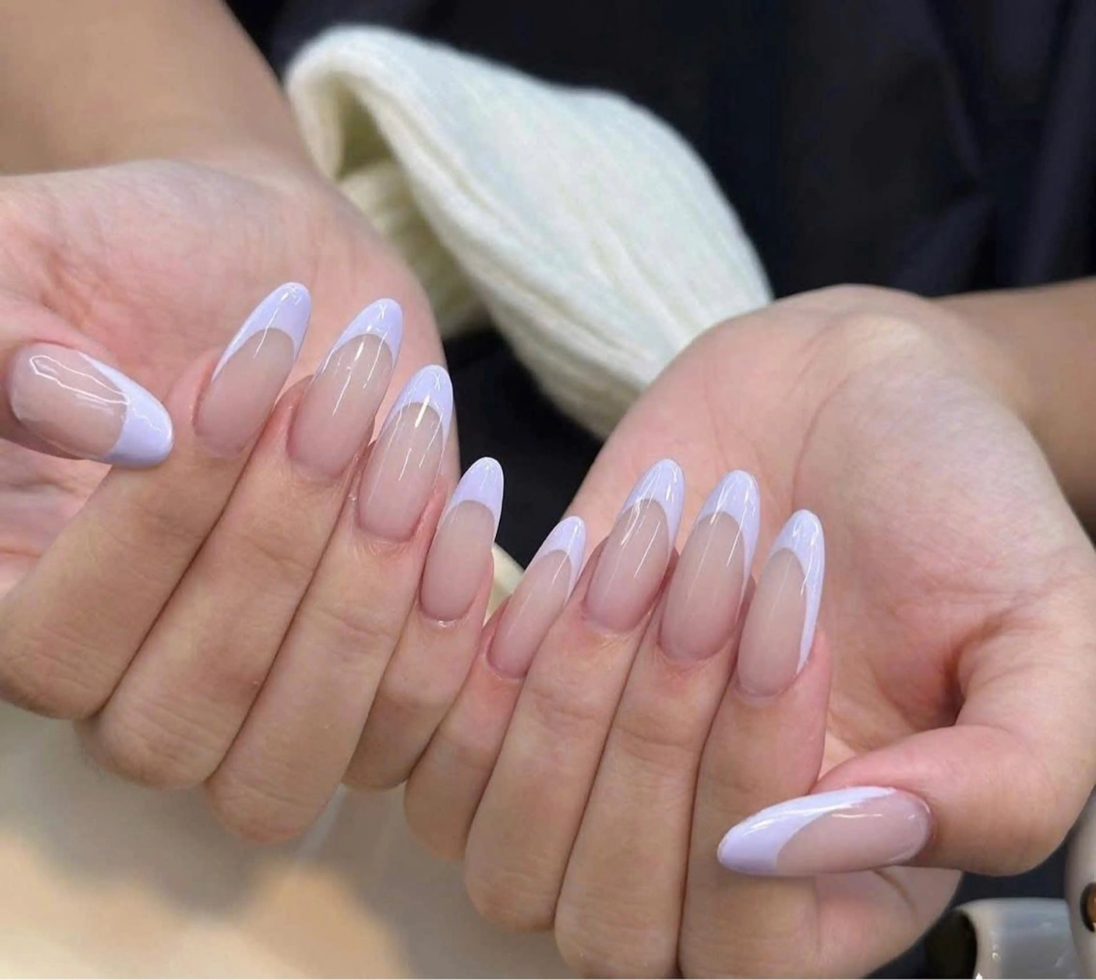 ネイル フレンチネイル ジェルネイル マグネットネイル 持ち込み ニュアンスネイル ハンドネイル Minette Nailのネイルデザイン