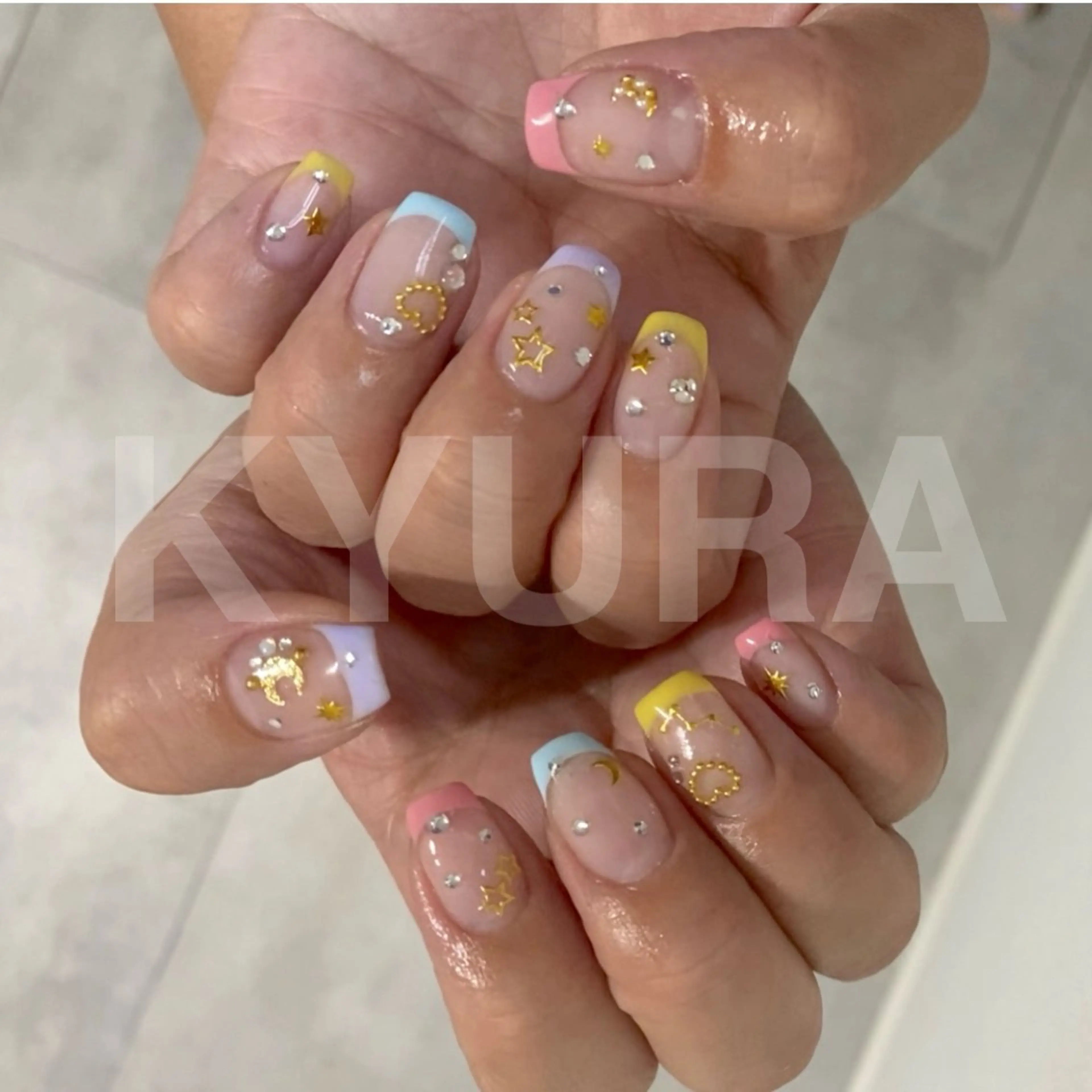 ネイル ハンドネイル 大東市ネイルサロン 【KYURA】ｷｭﾗのネイルデザイン