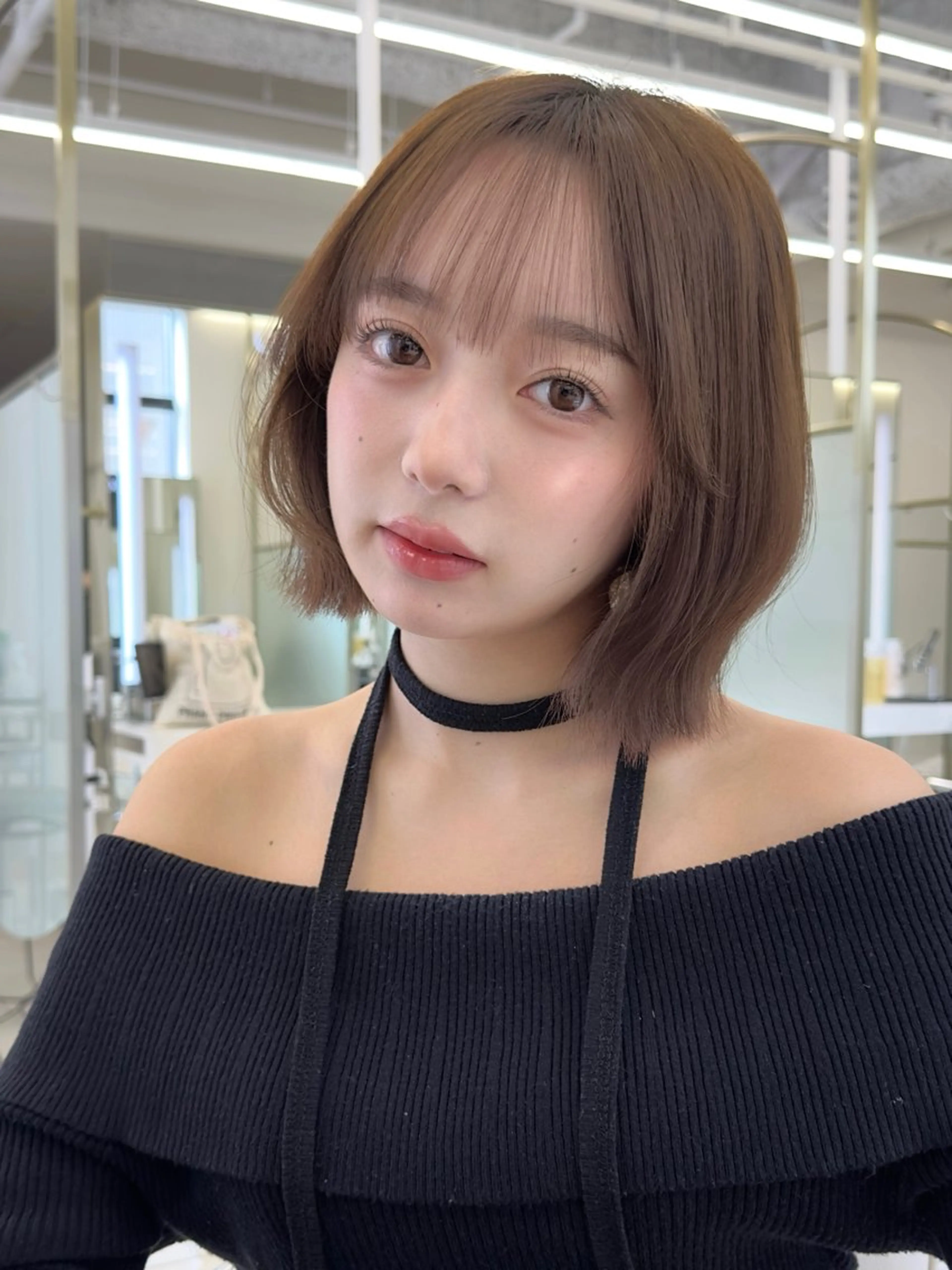 ショート ボブ くびれヘア COA  表参道所属・yume. COA GINZAのヘアスタイル