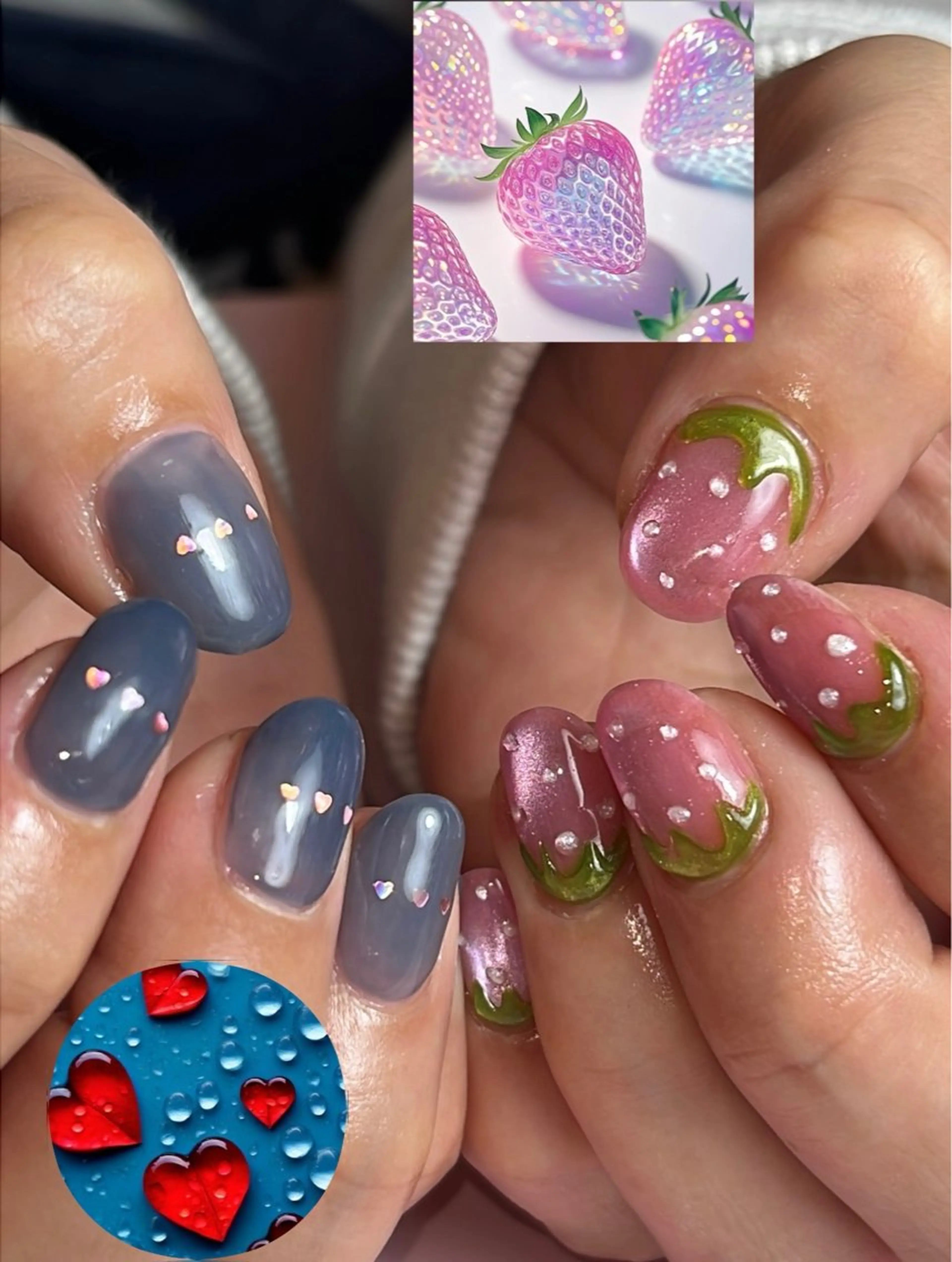 ネイル マグネットネイル 春ネイル ハンドネイル ハンドケア ナツインフィニティ ネイルズ（なつ）のネイルデザイン