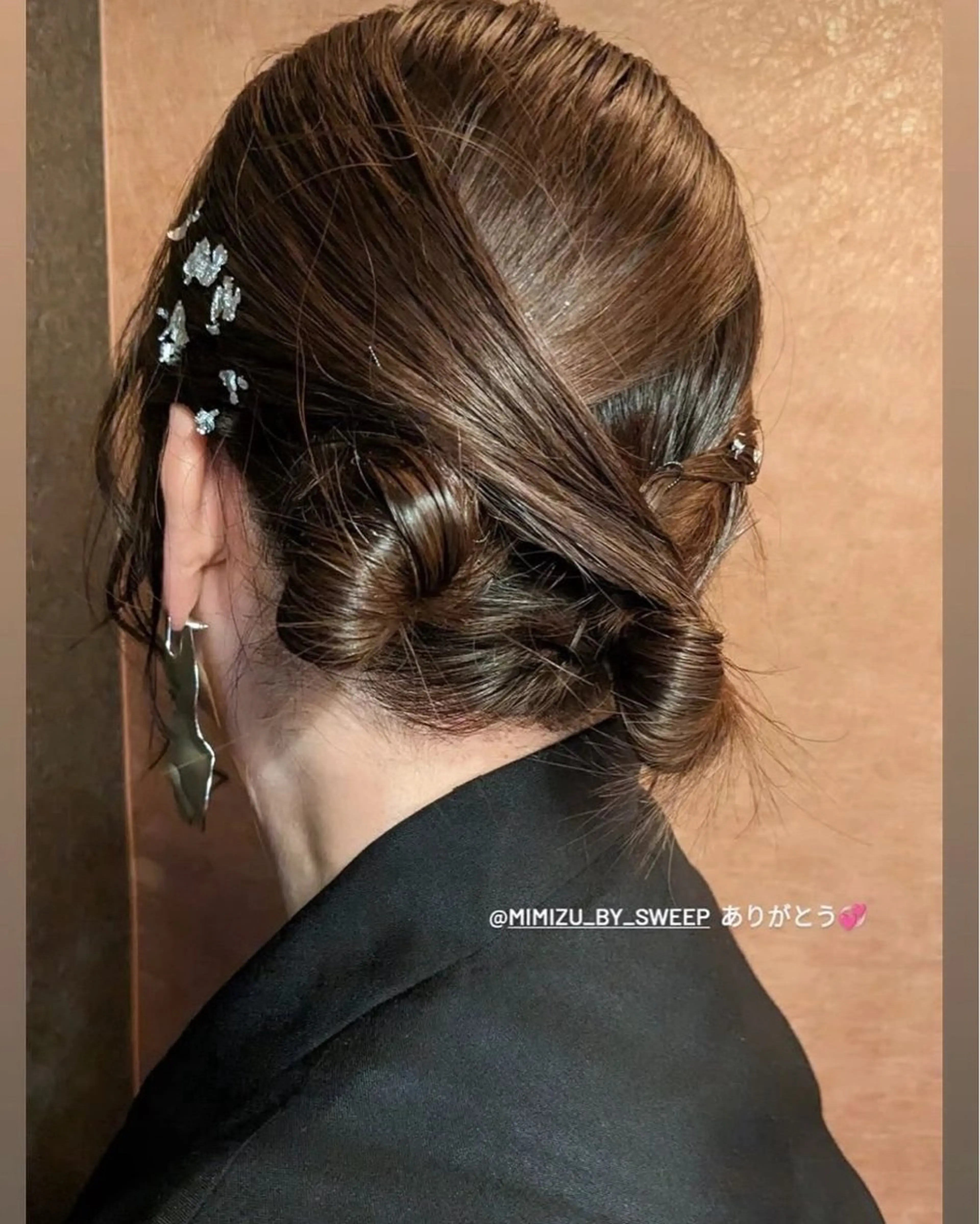 ミディアム ヘアアレンジ にった みずきのヘアスタイル