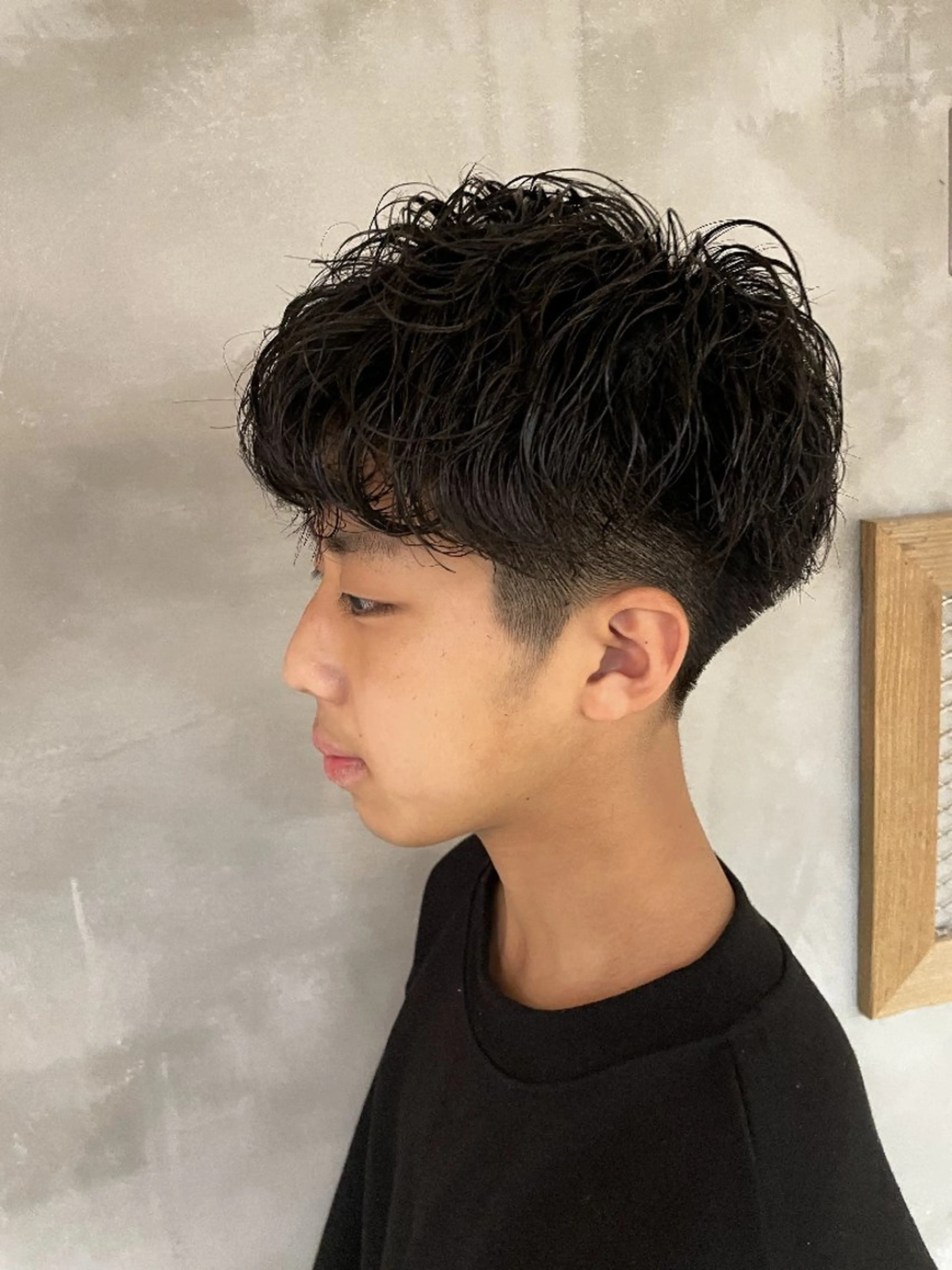 ショート メンズ パーマ フェザーパーマ メンズパーマ メンズツイストパーマ ツイストスパイラルパーマ 波巻きパーマ カット パーマ トリートメント 24時まで営業🌛東 陽町🍀静かに丁寧にのヘアスタイル