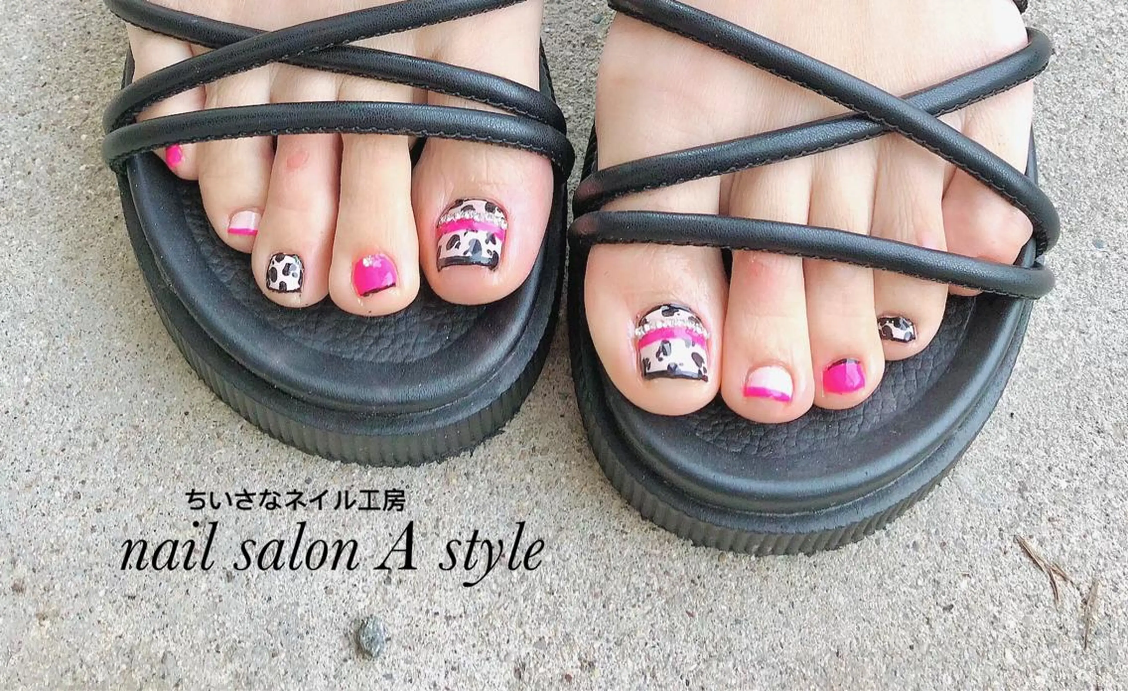 ネイル フットネイル 持ち込み nail salon A styleのネイルデザイン