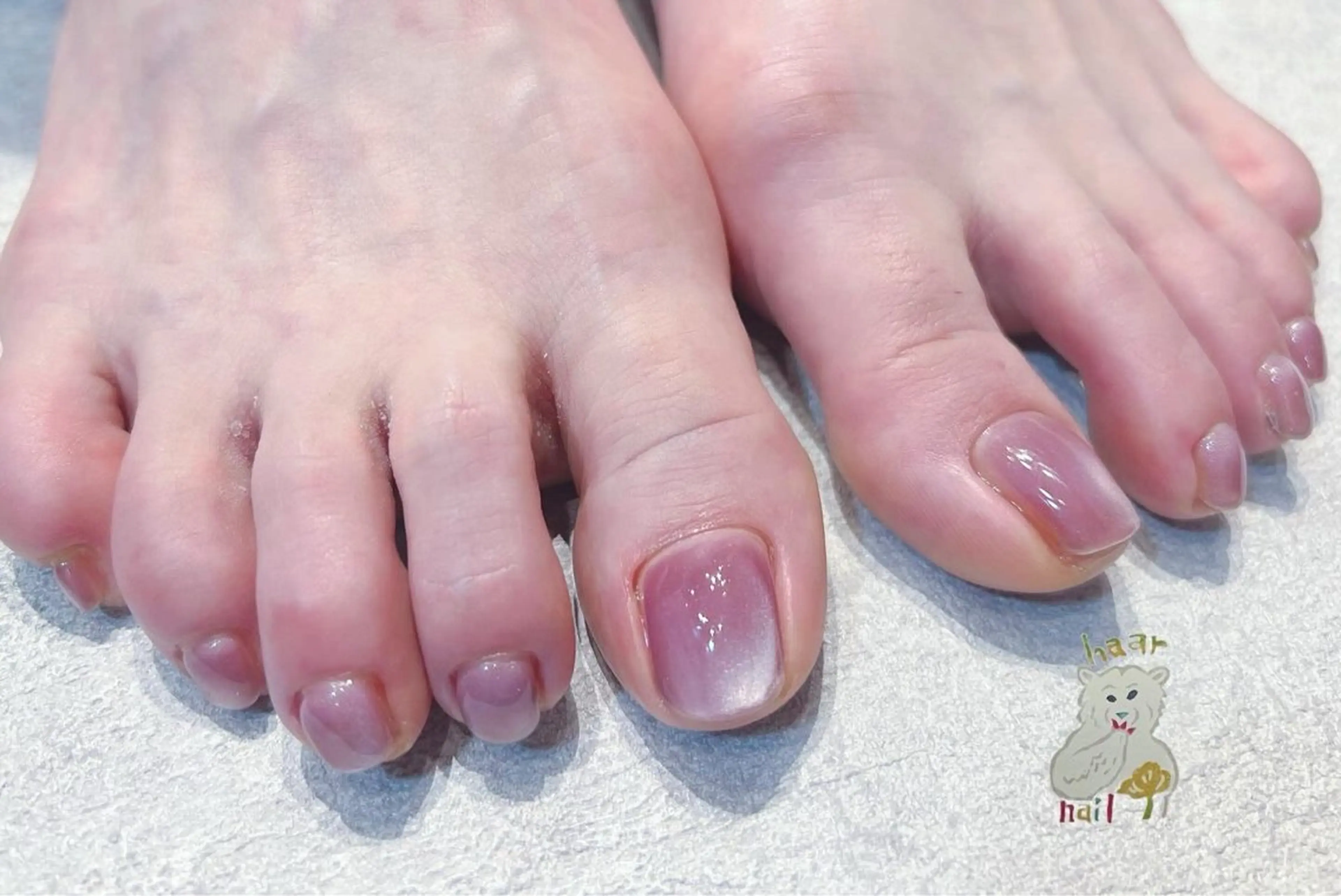 ネイル フットネイル 深田 加代のネイルデザイン