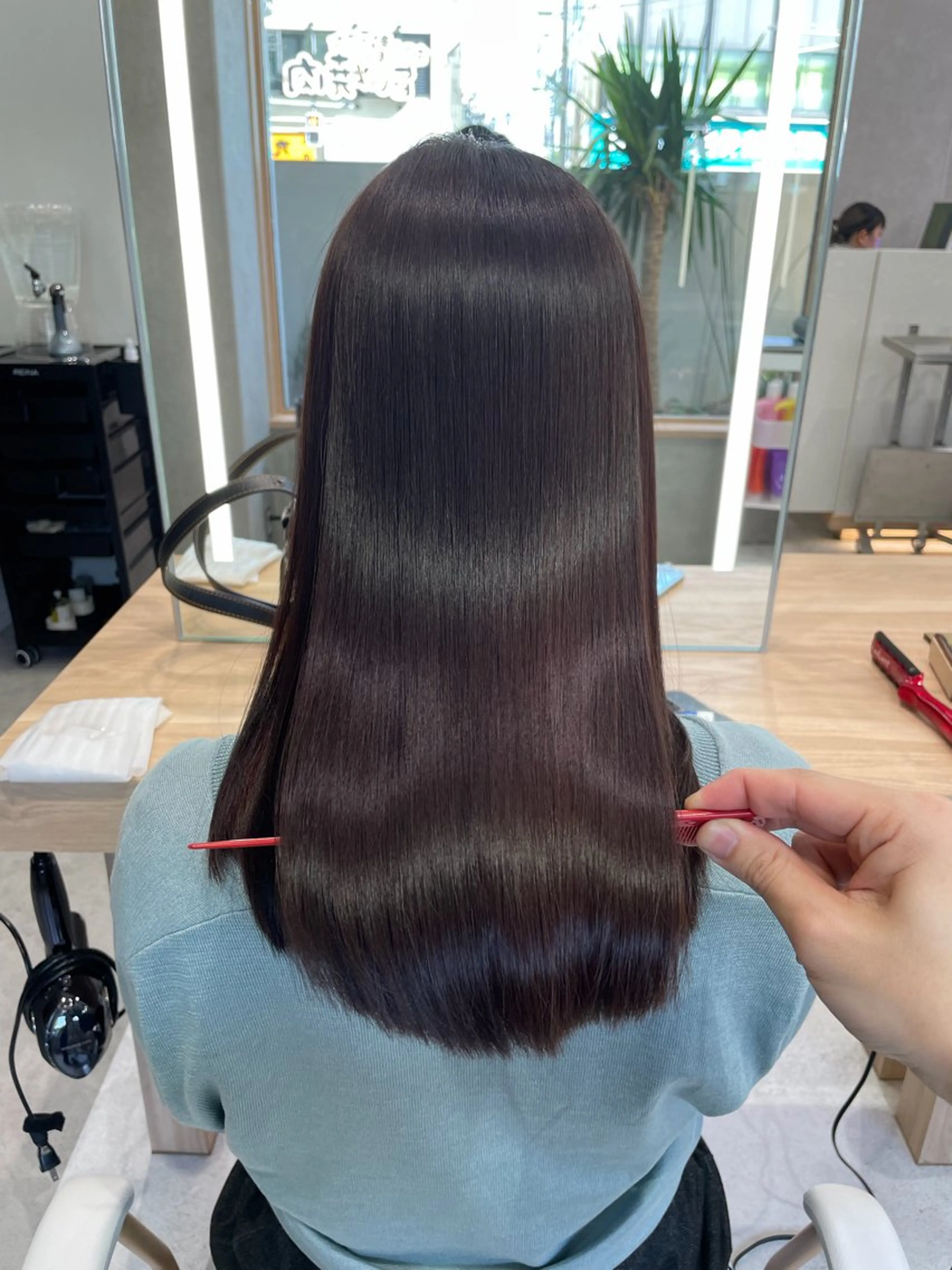 セミロング カラー 髪質改善 カット ヘアカラー トリートメント 《ブリーチ/赤み消し /髪質改善》若松良樹のヘアスタイル