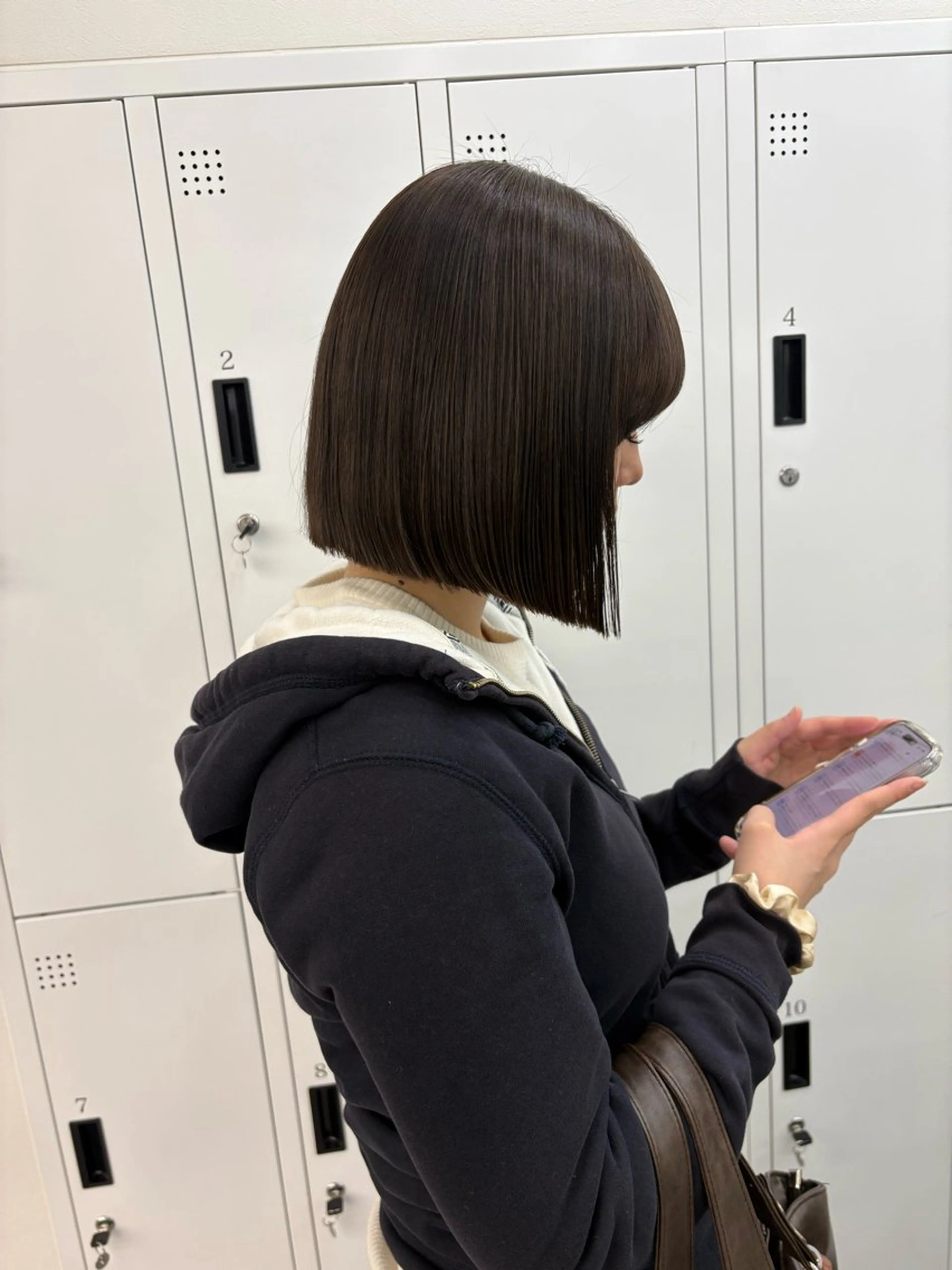 ショート カット ヘアカラー 綾乃／デザインカラー ／ハイトーン／ボブのヘアスタイル