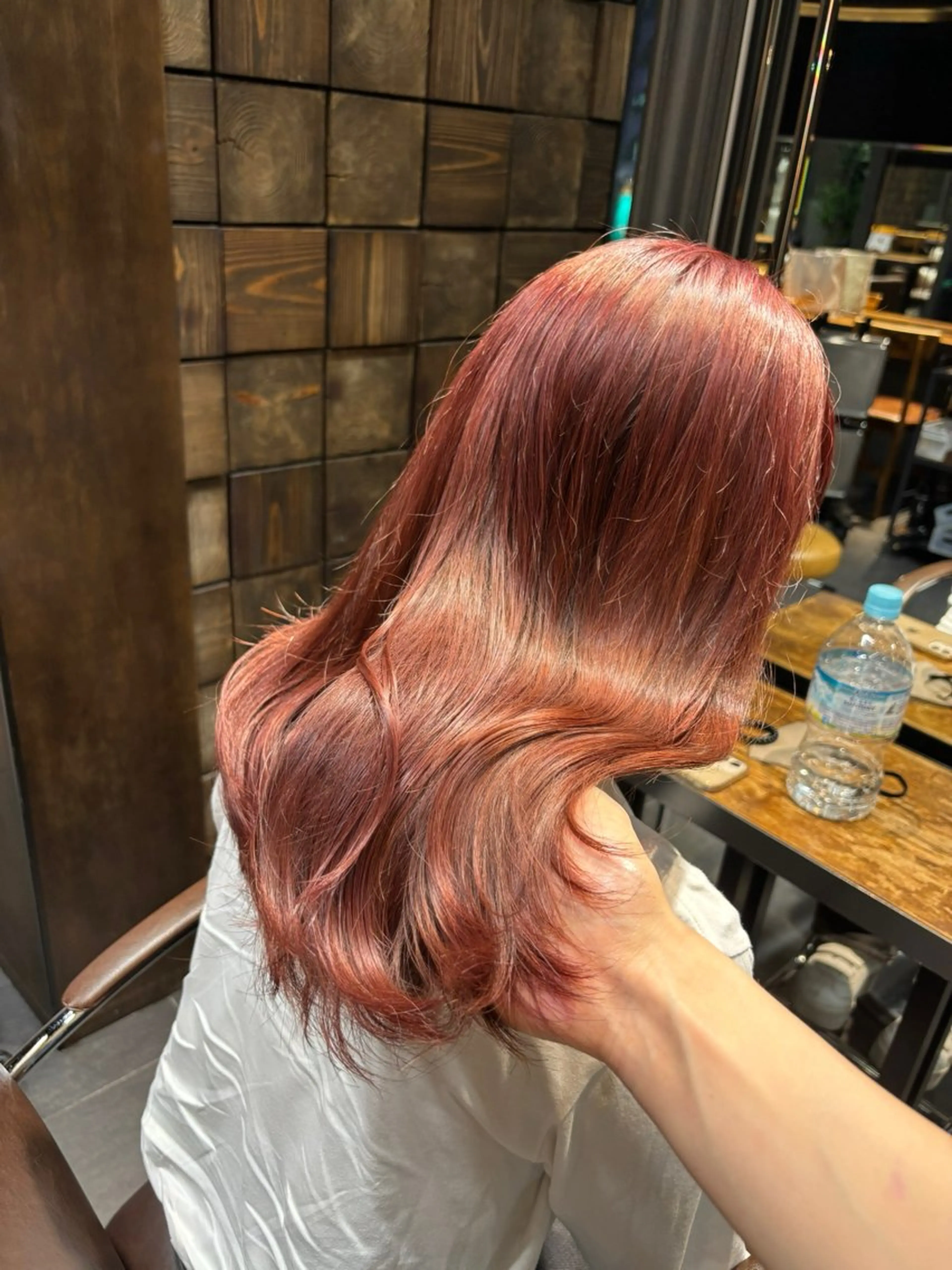 ロング ピンクブラウン MINX 銀座店所属・MINXginza タイラミユネのヘアスタイル