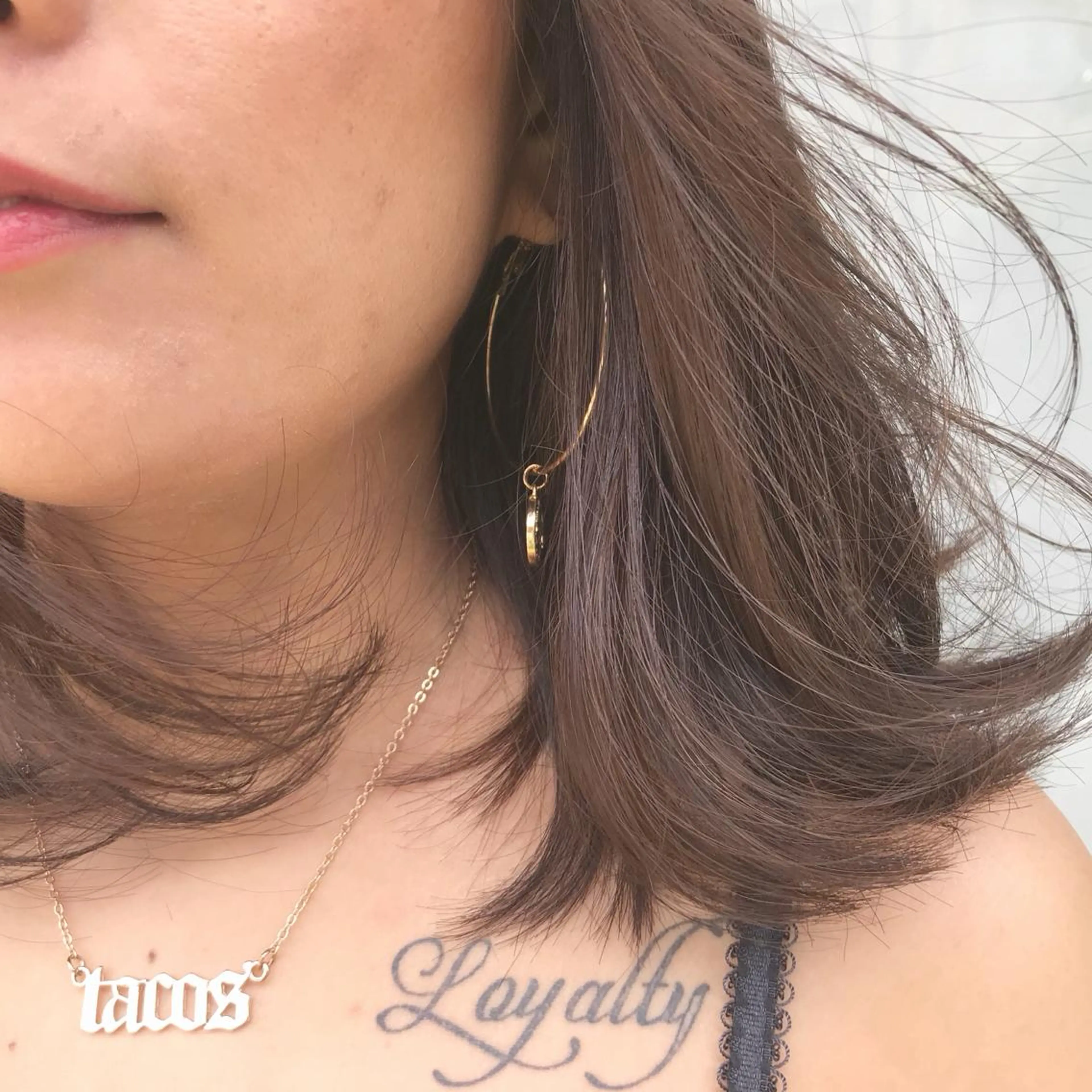 ミディアム カラー ヘアアレンジ ハイライトカラー ハイライト カット ヘアカラー トリートメント Kawaguchi Arisaのヘアスタイル