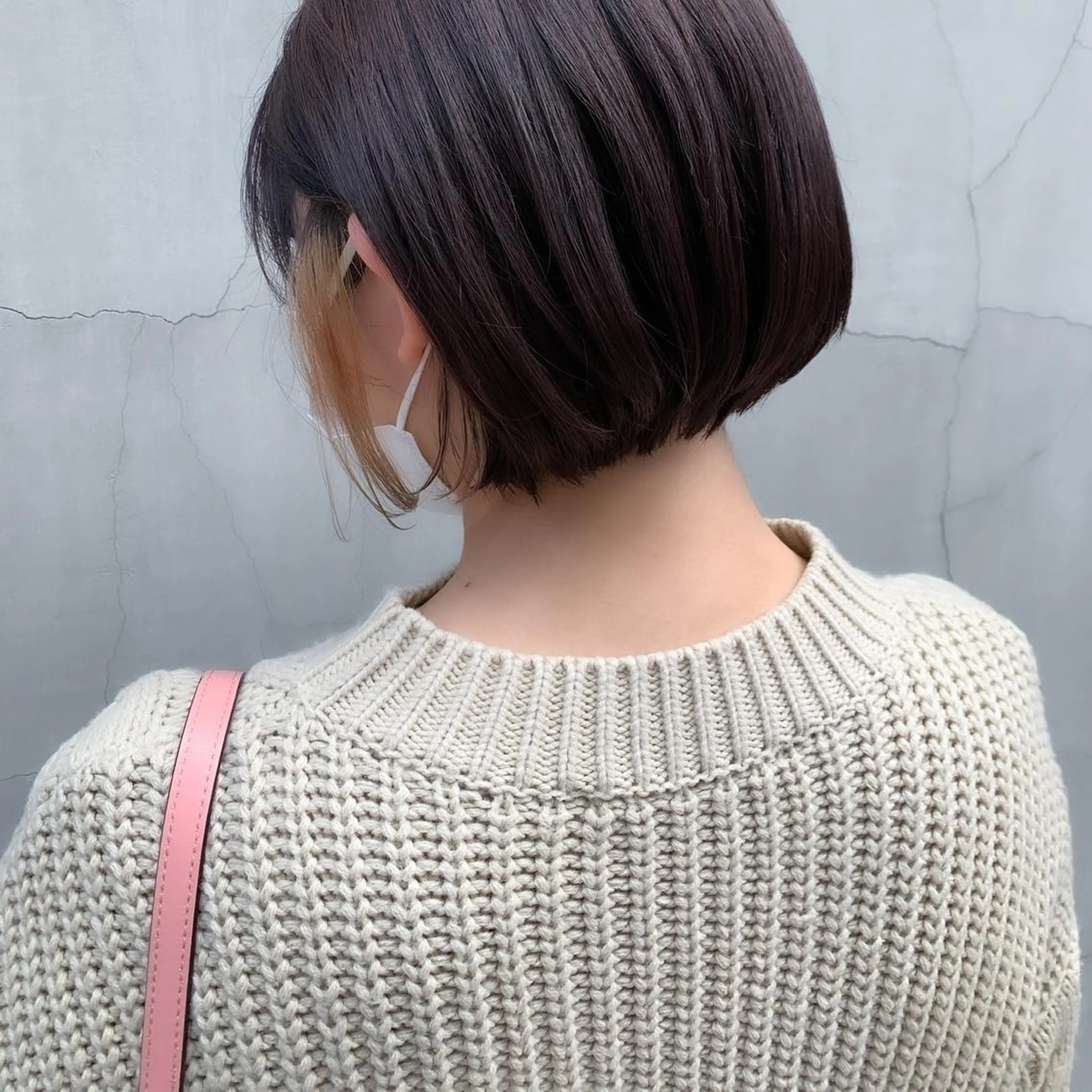 ショート カラー ヘアアレンジ ミニボブ/ブリーチ 🌈MISATOのヘアスタイル