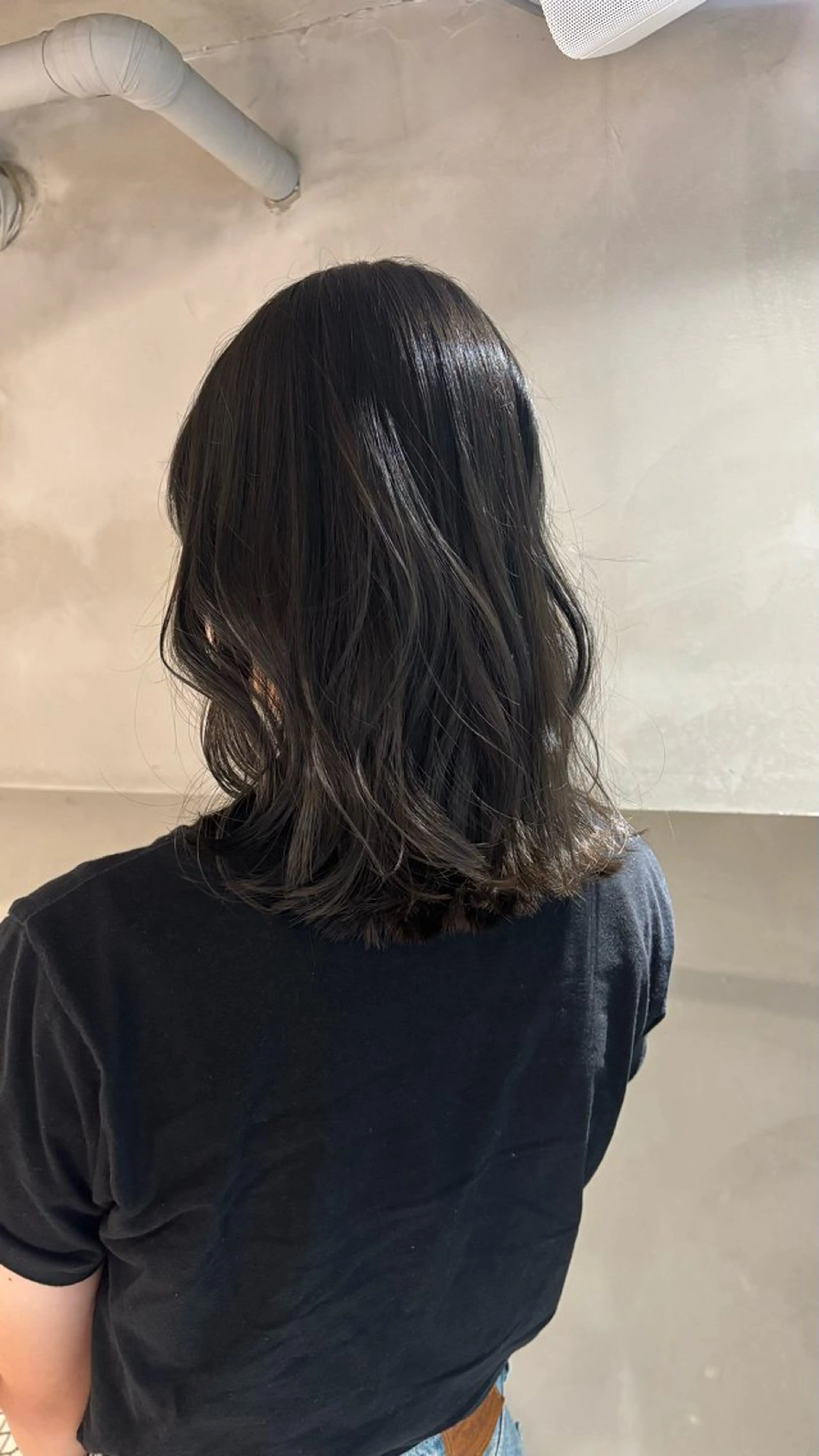 ミディアム ヘアカラー 透明感モテ髪🩷 ヒナノのヘアスタイル