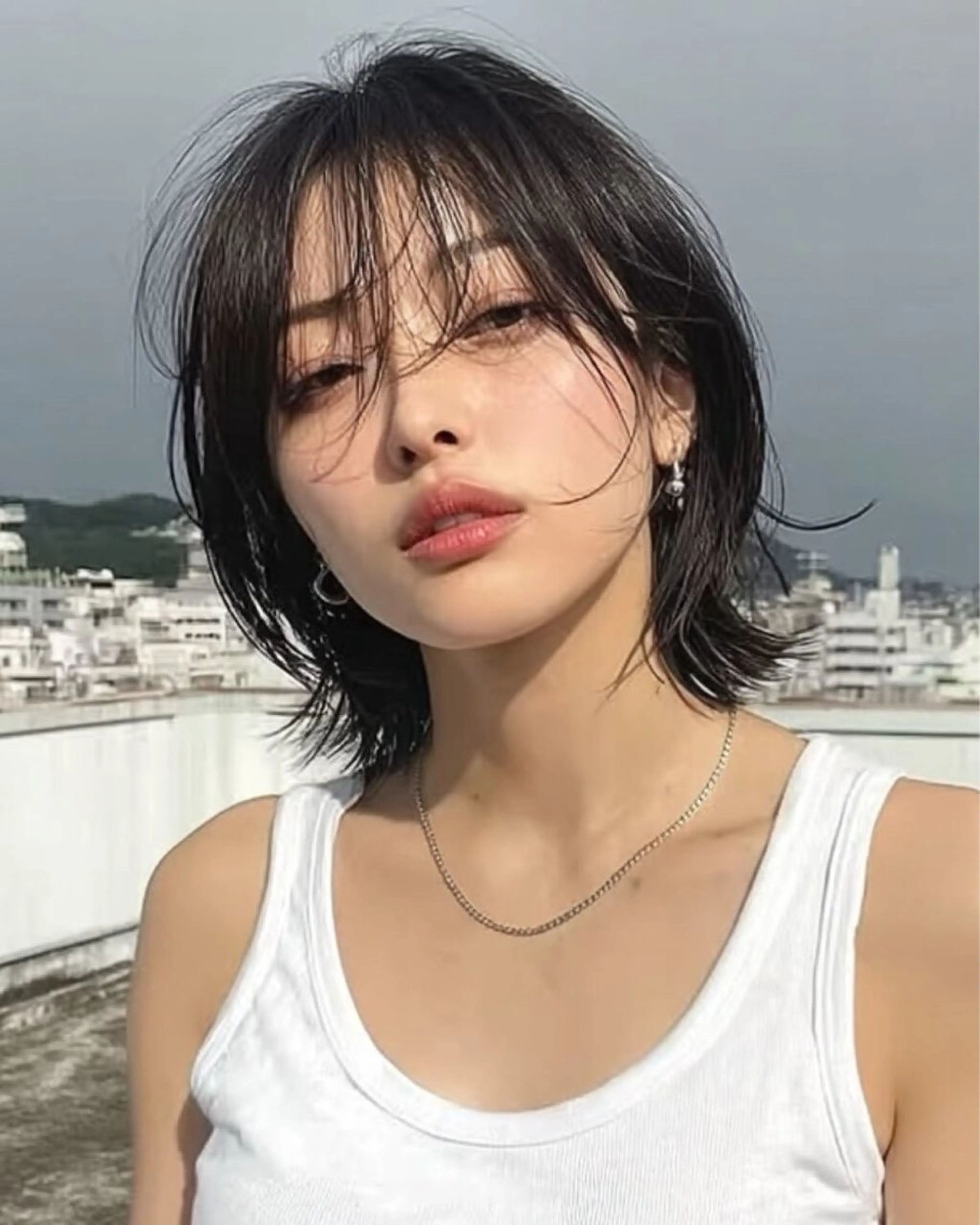 ショート カット ヘアカラー 伶風/ボブ/ ヘーゼルベージュのヘアスタイル