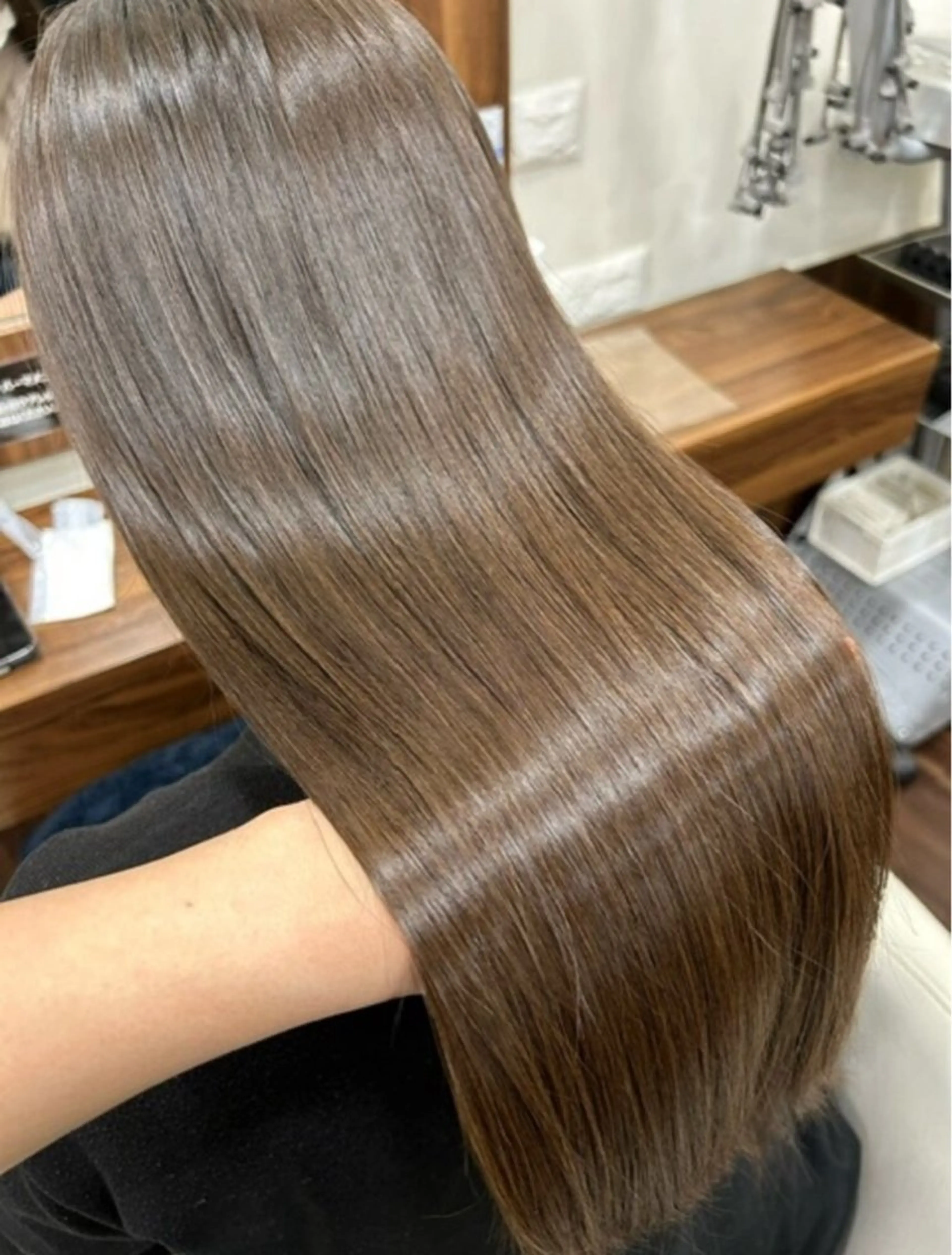 ＊ツヤと色持ち重視💫髪をキレイに魅せる美髪カラーの写真