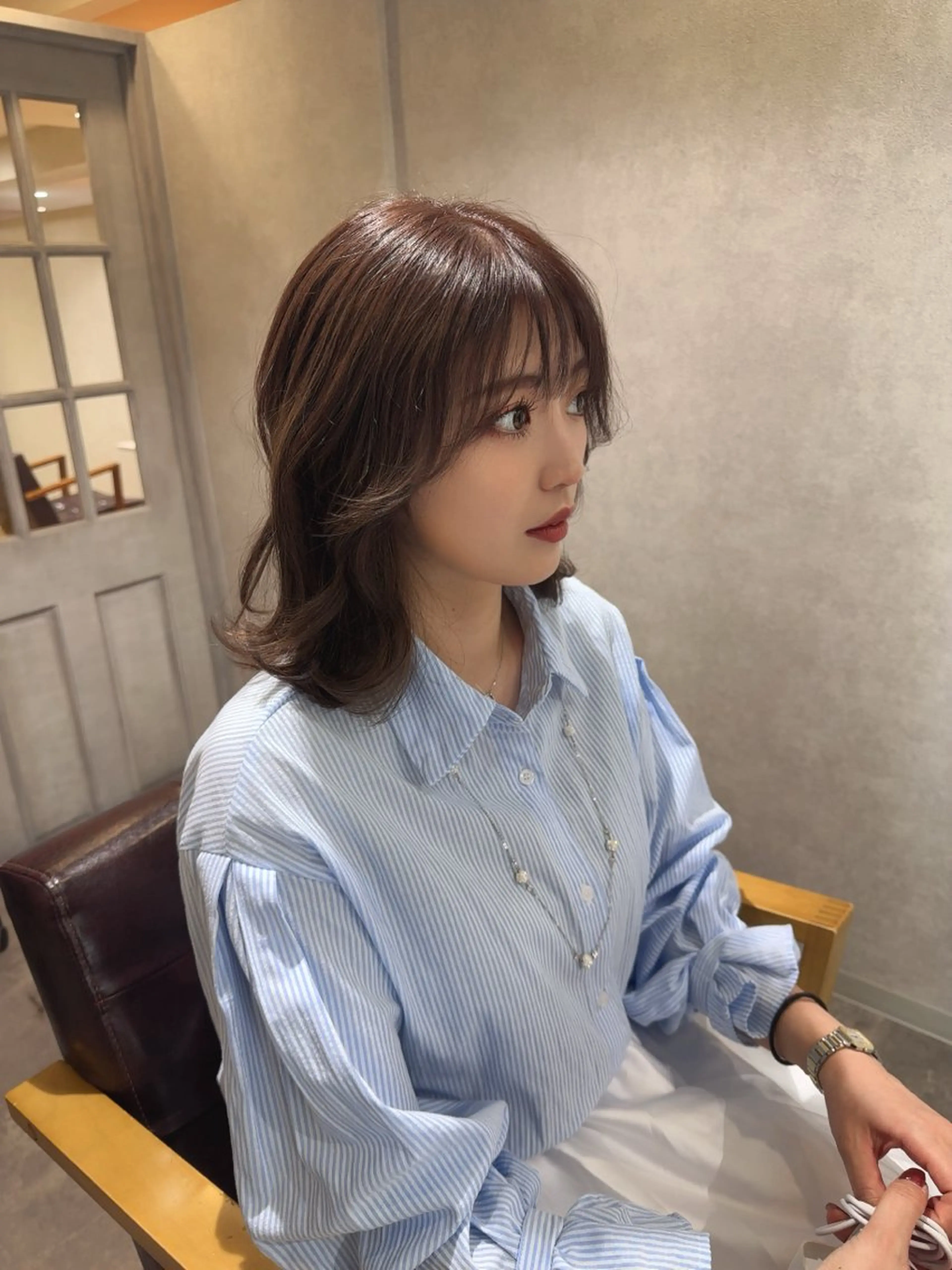 ミディアム カラー vifkrone所属・心斎橋ダブルカラー ⭐️カラー　タカヤマのヘアスタイル