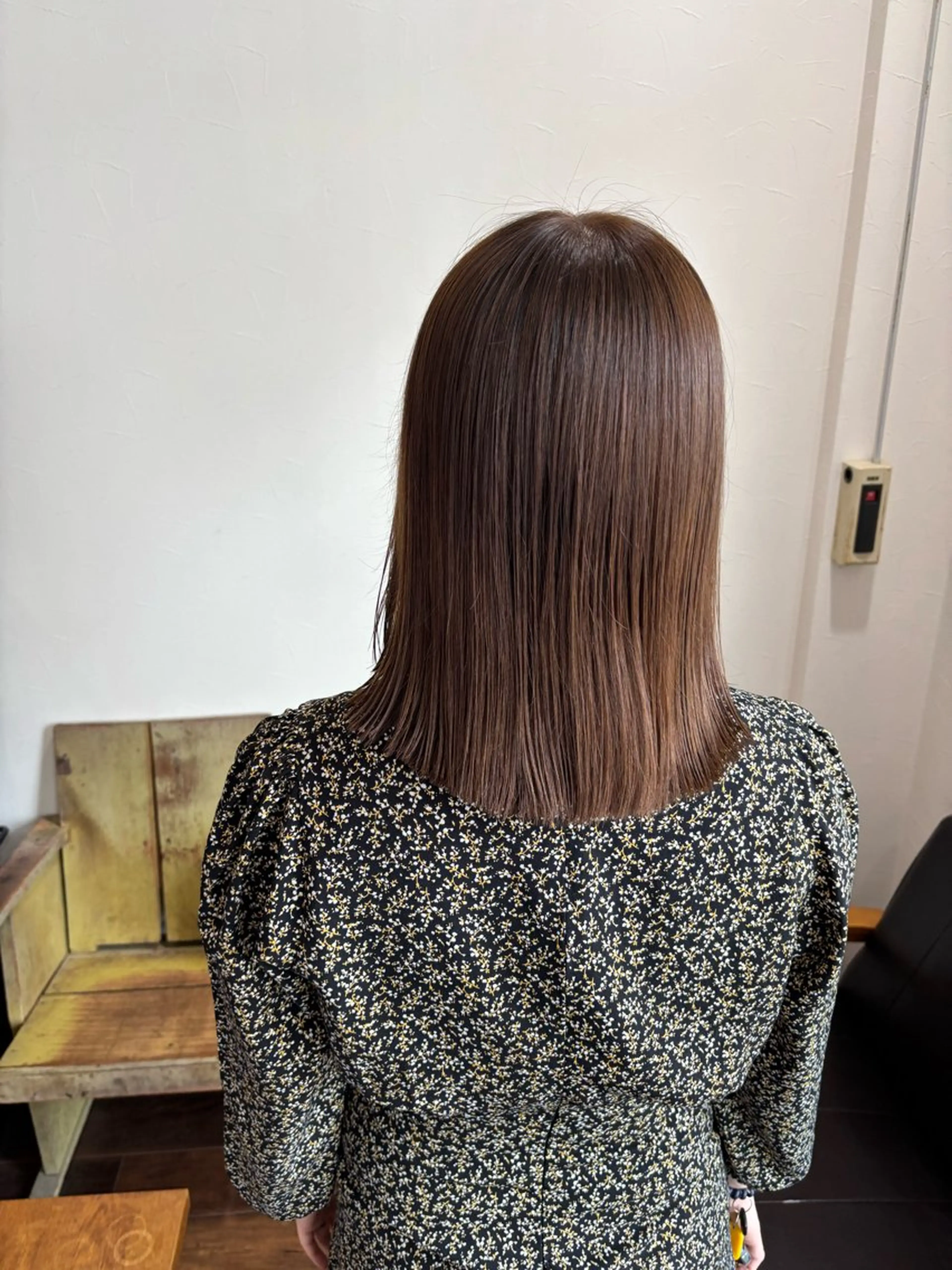 セミロング 下山 萌華のヘアスタイル