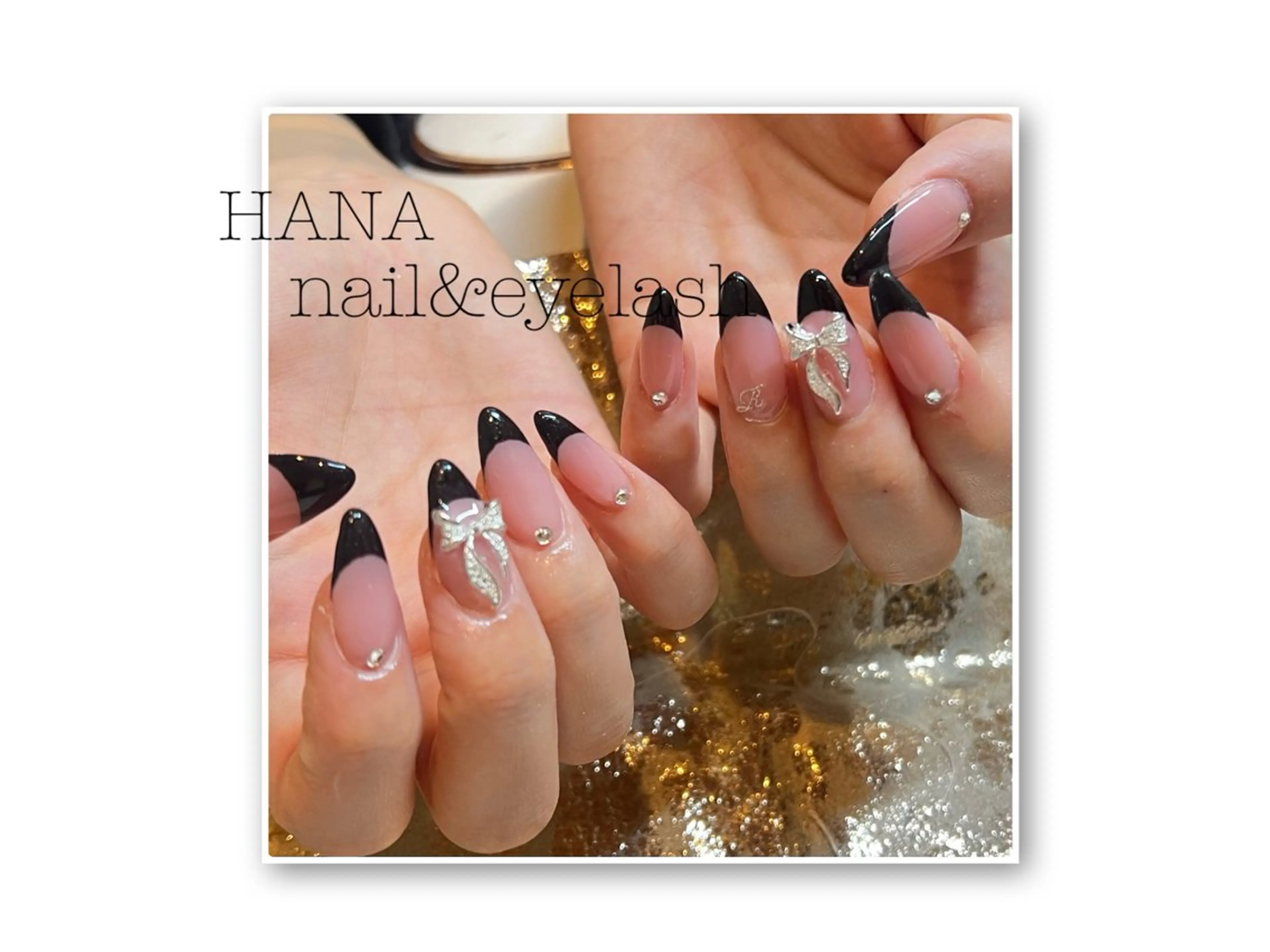 ネイル フレンチネイル リボン H🌺 NAILのネイルデザイン