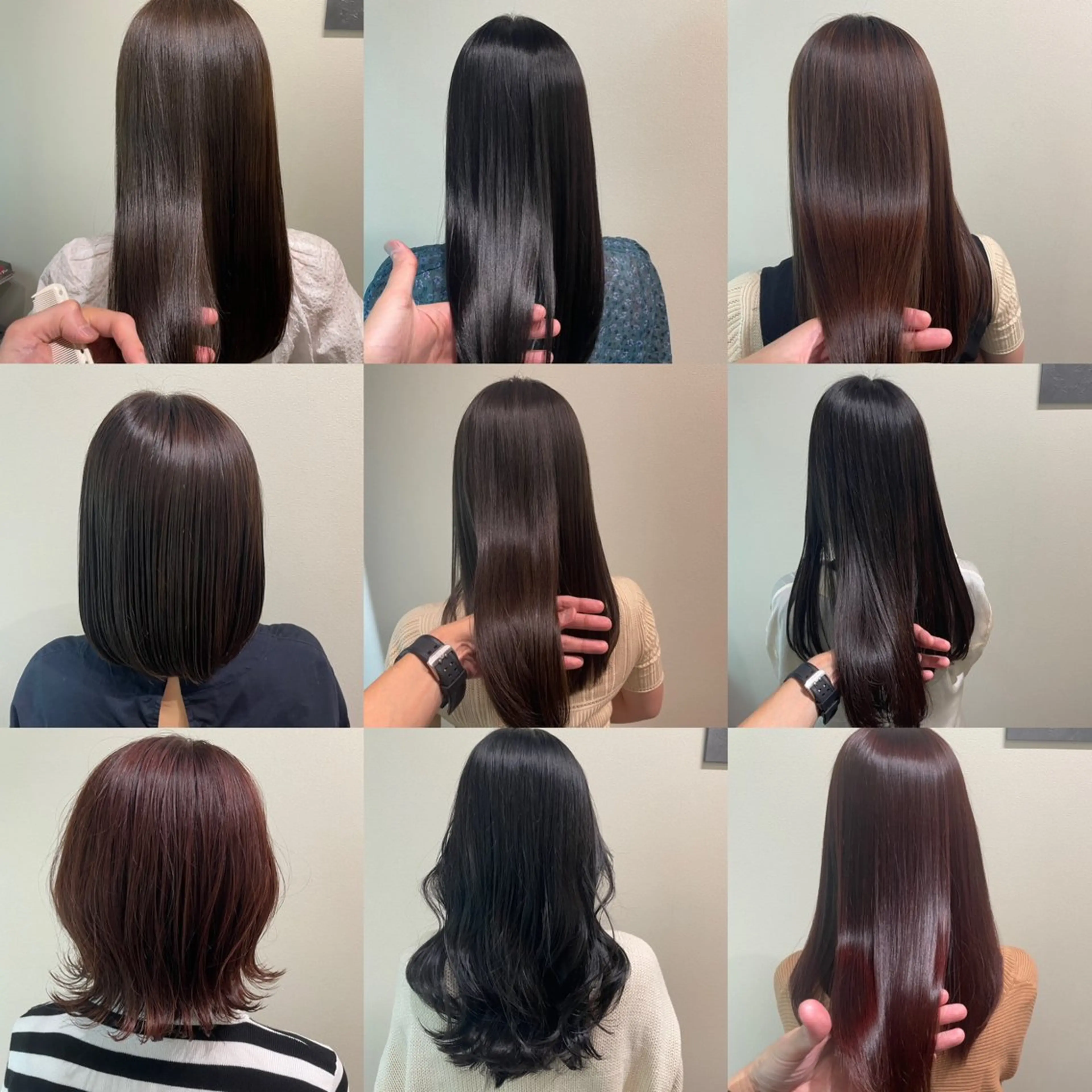 ミディアム カラー 似合わせカット 江里 太介のヘアスタイル