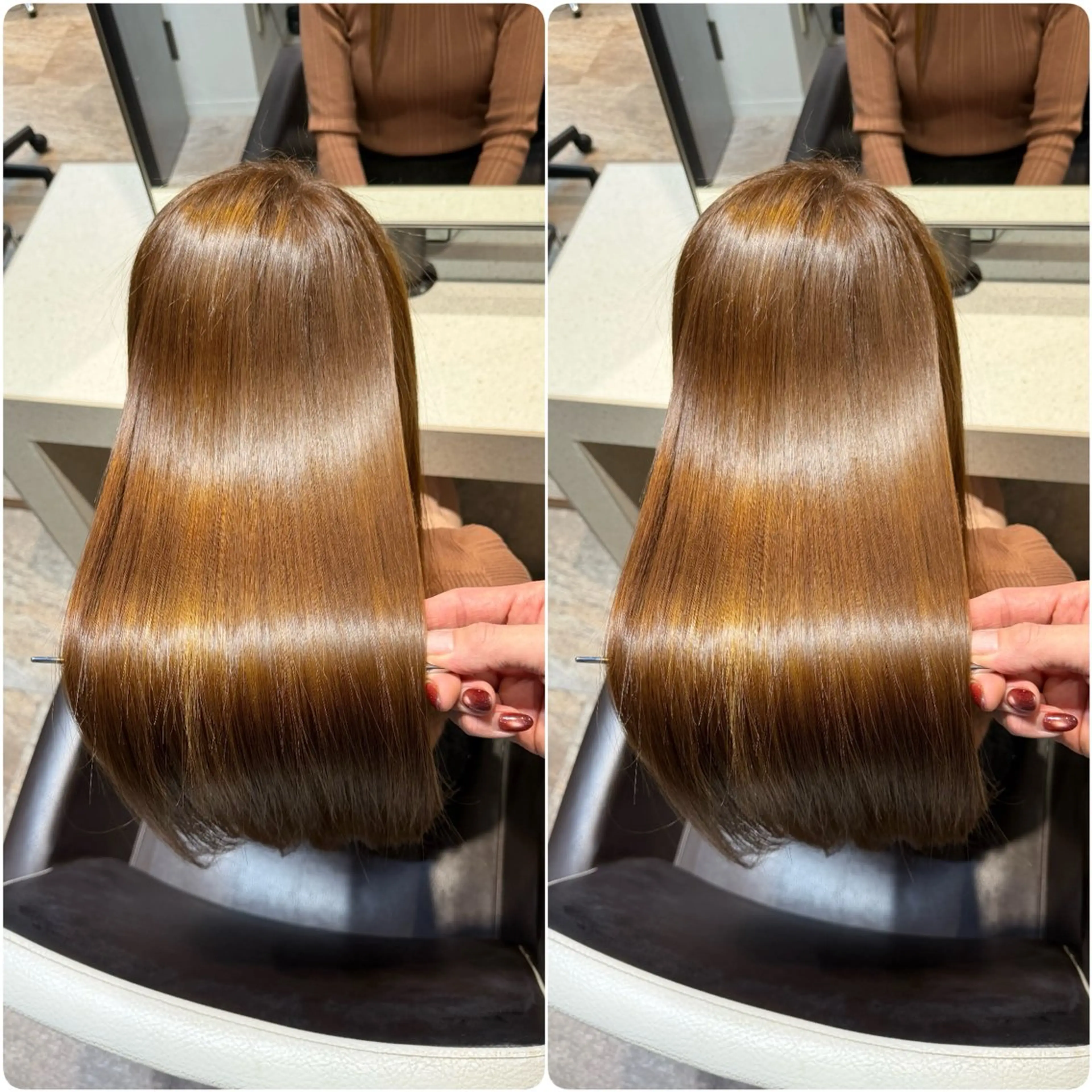 ロング カット 縮毛矯正 トリートメント ヘッドスパ youres hair 髪質改善トリートメント&ヘッドスパ 新宿EAST所属・🌹ULTOWA🌹 髪質改善/縮毛/店長のヘアスタイル