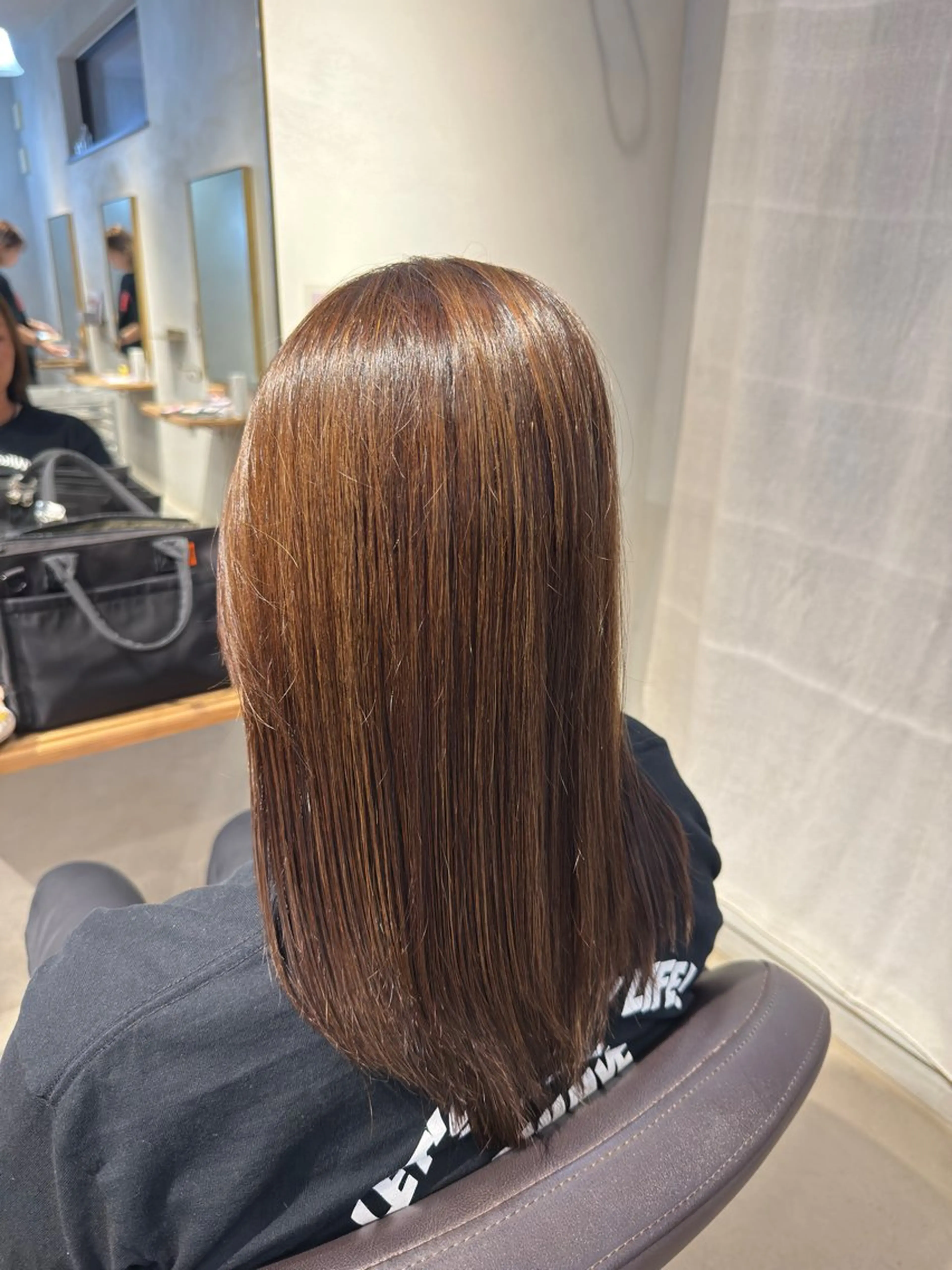 ミディアム カラー ベージュカラー ブリーチ ハイライトカラー ハイライト ヘアカラー 🌺 波月🌺のヘアスタイル