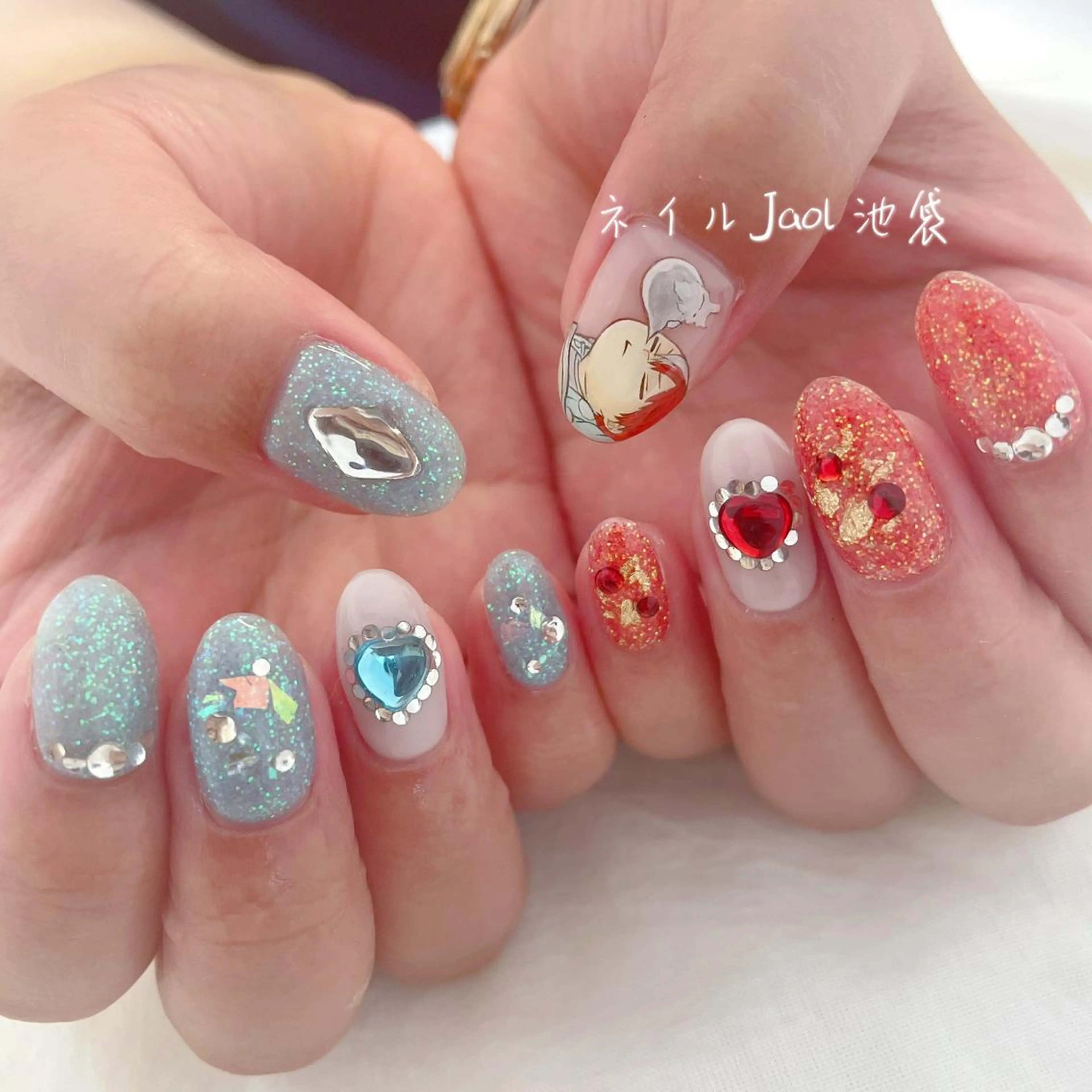 ミディアム nail jaol池袋店所属・ネイルJaol 池袋のネイルデザイン