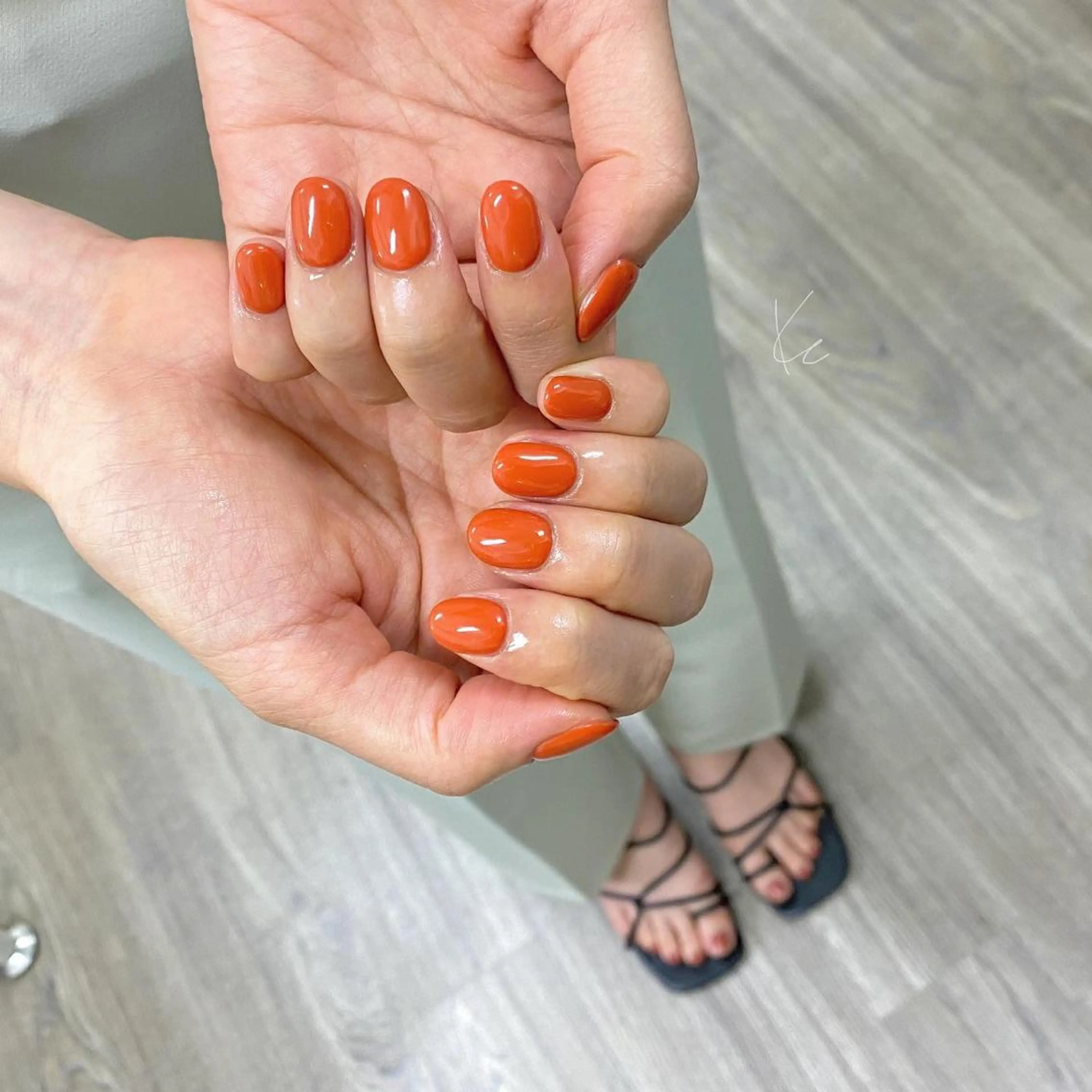 カラー ネイル ハンドネイル ハンドケア nailsalon shin/ikedaのネイルデザイン