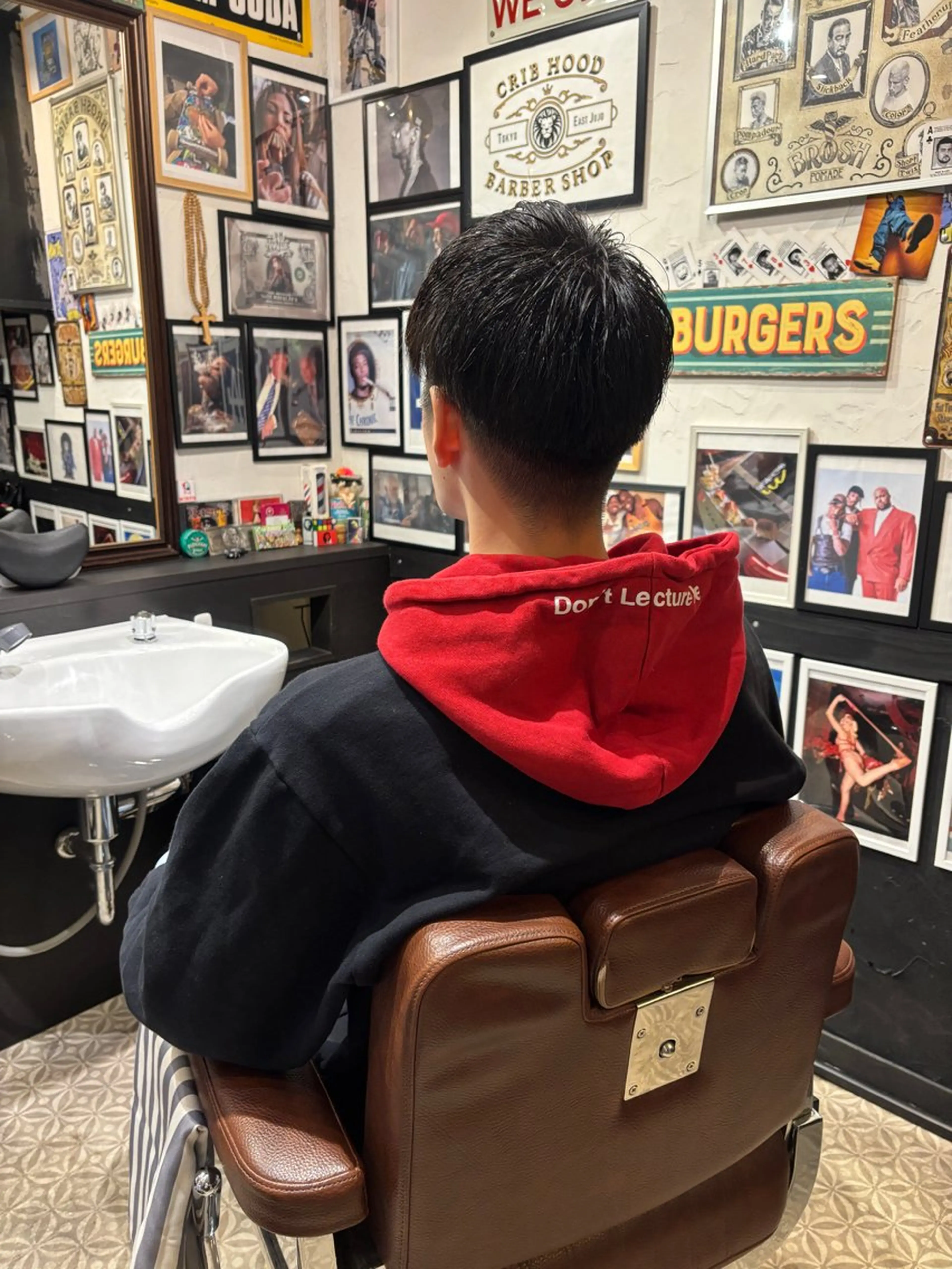 ショート パーマ メンズ CribHoodbarbershop所属・白井 昇太のヘアスタイル