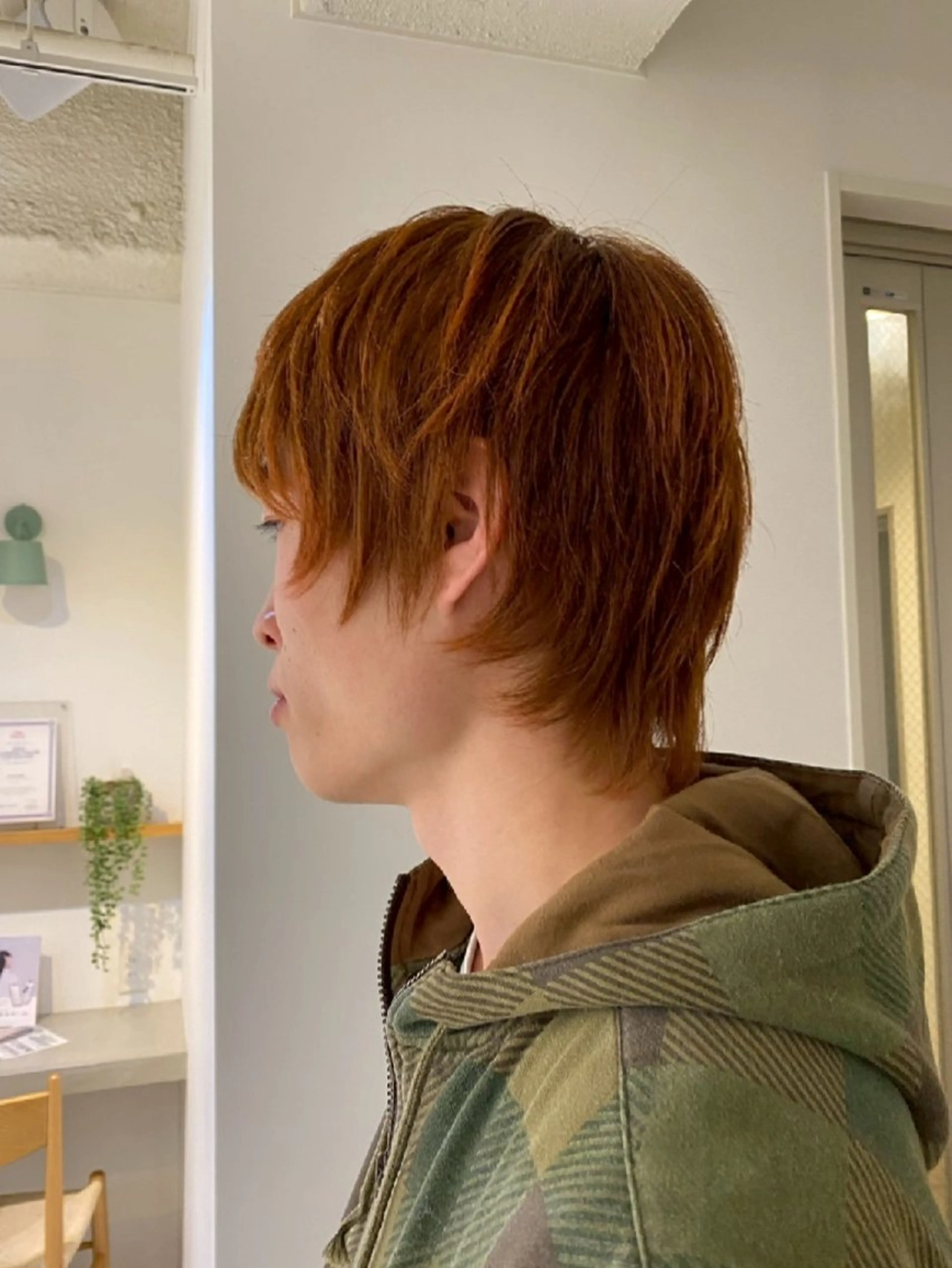 カラー ブリーチ オレンジ ヘアカラー FILMS 柏所属・UCHIBORI NAMIのヘアスタイル