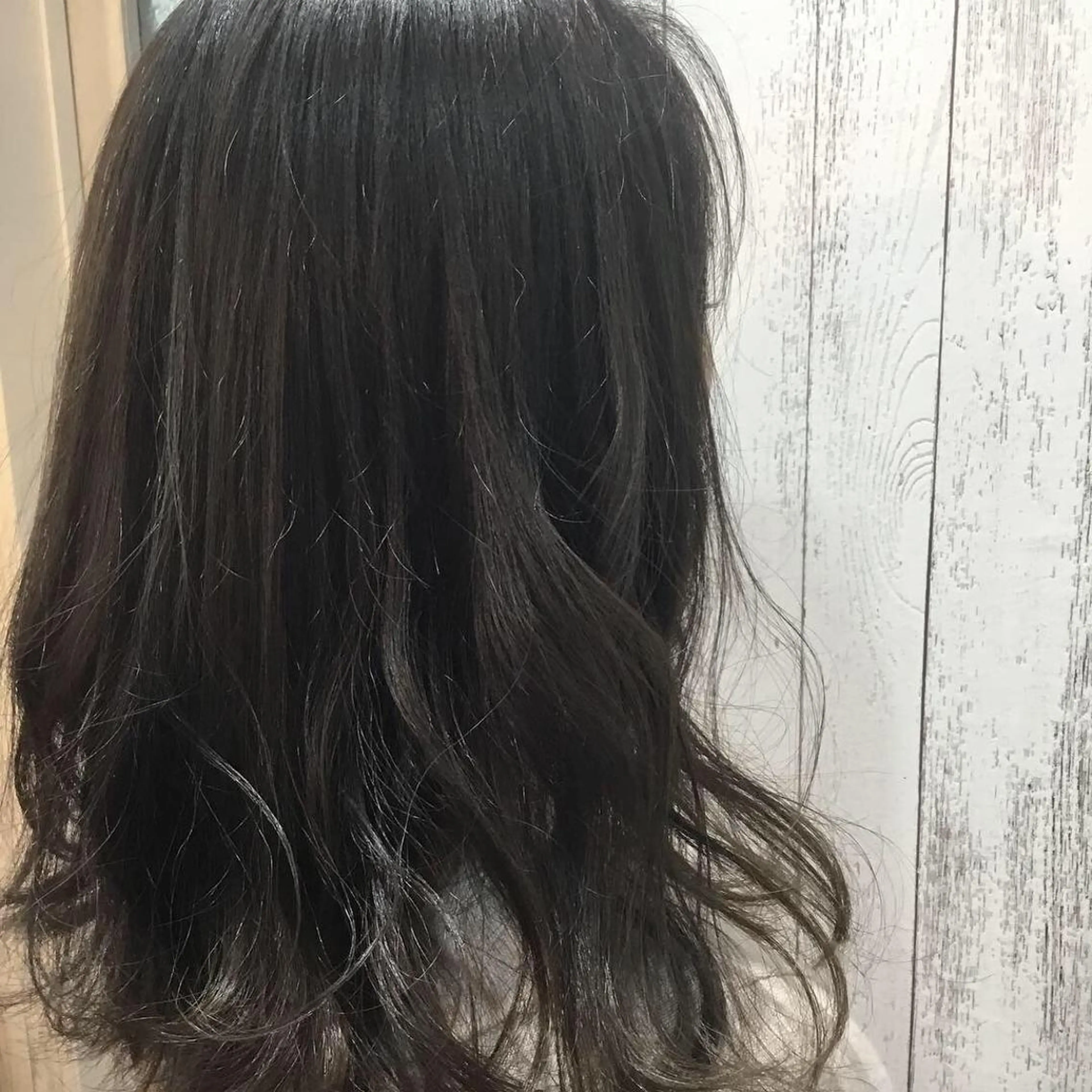 セミロング カラー パーマ embrace エンブレイスのヘアスタイル