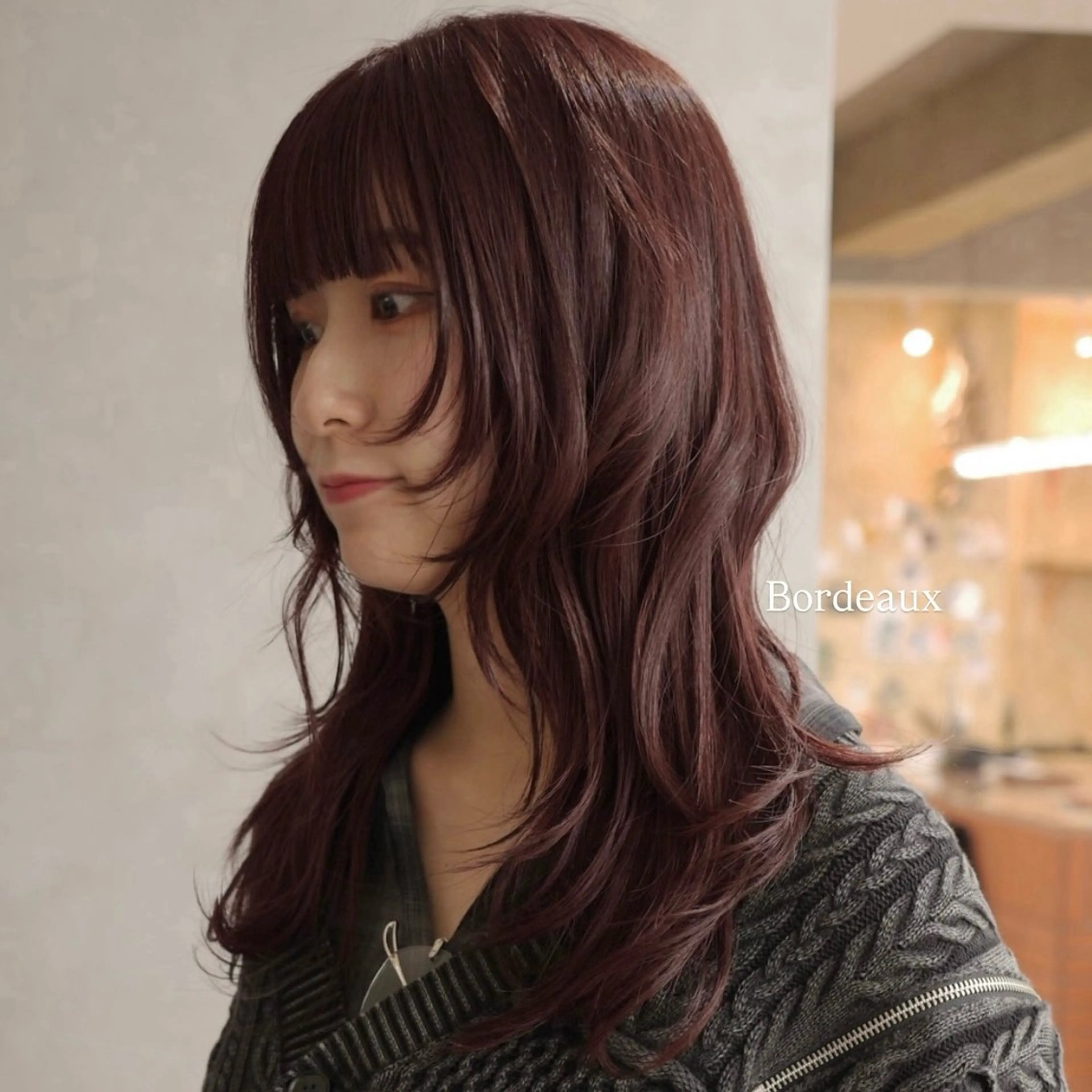 ロング カラー ヘアカラー arisa/暖色 /伏見/レイヤーのヘアスタイル