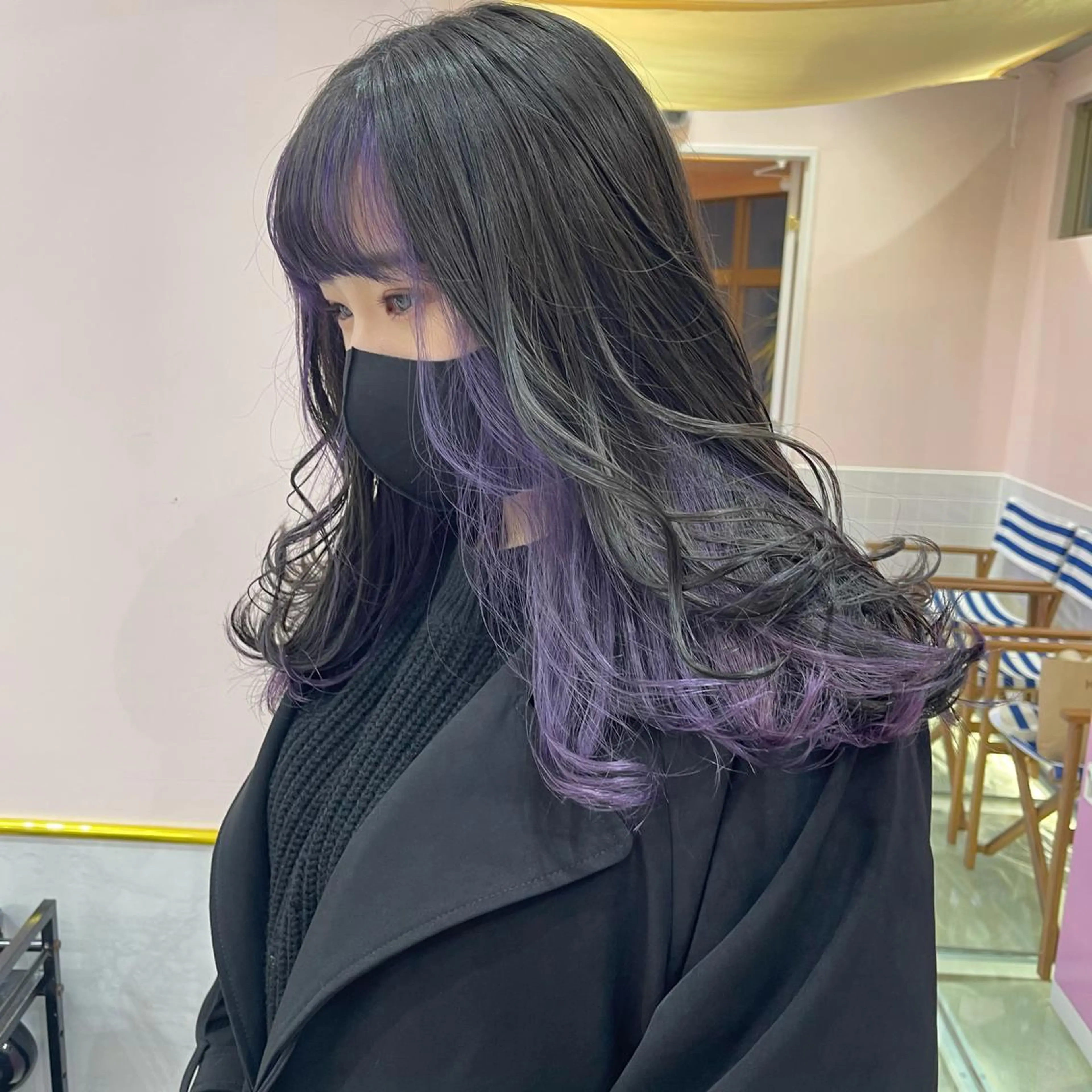 ロング カラー ヘアカラー トリートメント tuki yokohama所属・店長 小池アキトのヘアスタイル