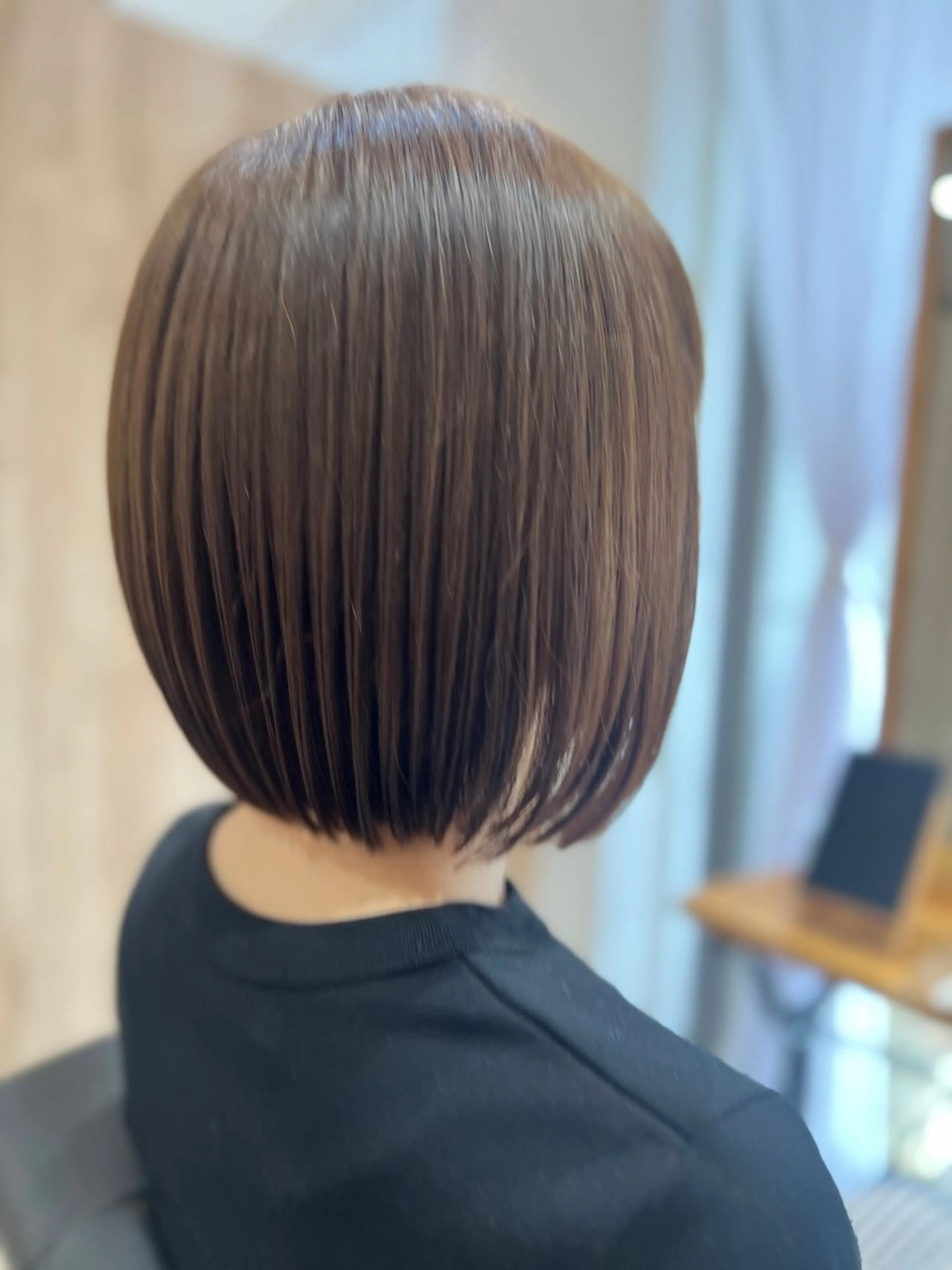 ショート カラー 切りっぱなしボブ ショートボブ イルミナカラー ボブ 髪質改善 髪質改善✨艶カラー MASAYAのヘアスタイル