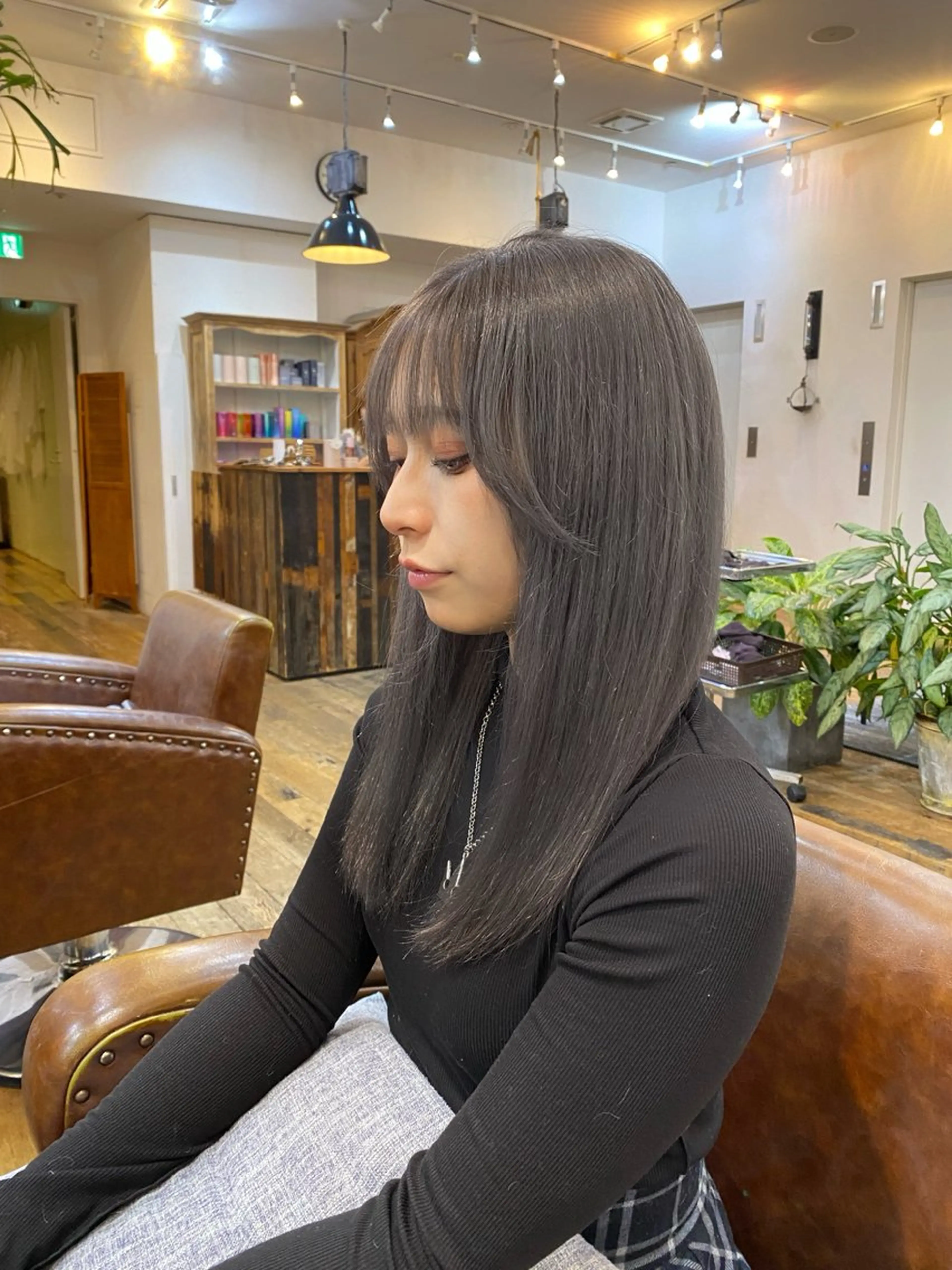 ロング Belle銀座並木通り店所属・井手草一朗/ パーマ/ハイライト◎のヘアスタイル