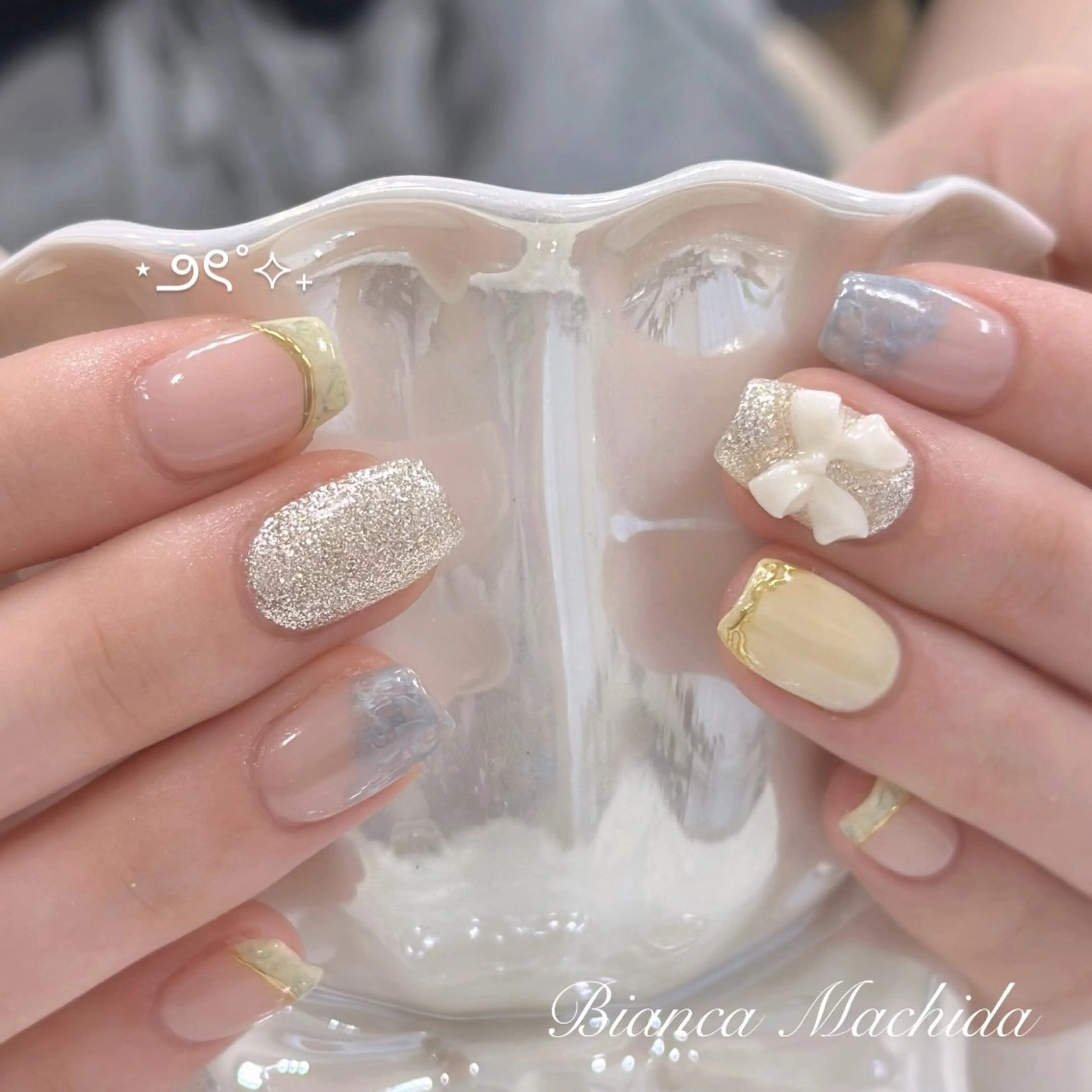 ネイル ハンドネイル Bianca👼🏻 OIKAWAのネイルデザイン